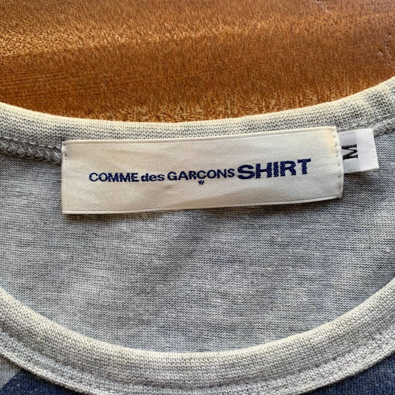 Comme des Garcons Comme Des Garcons Shirt Striped AD2005 Grey Blue Tee Size US M / EU 48-50 / 2 - 8 Thumbnail