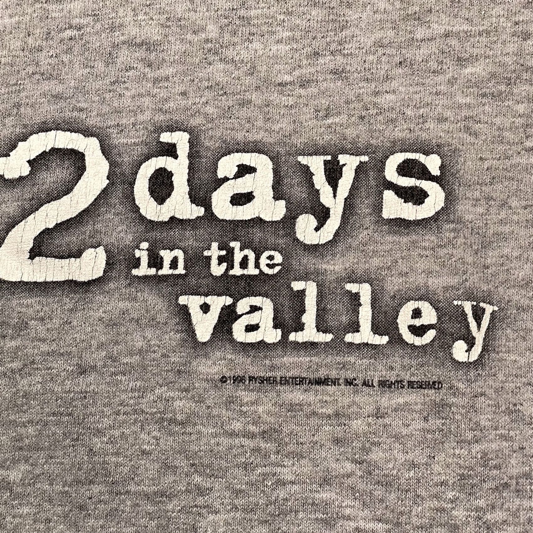 Vintage VINTAGE 2 DAYS IN THE VALLEY Shirt Mens XL Gray Embroidered 1996 Soap Opera Promo Rysher Size US XL / EU 56 / 4 - 2 Thumbnail