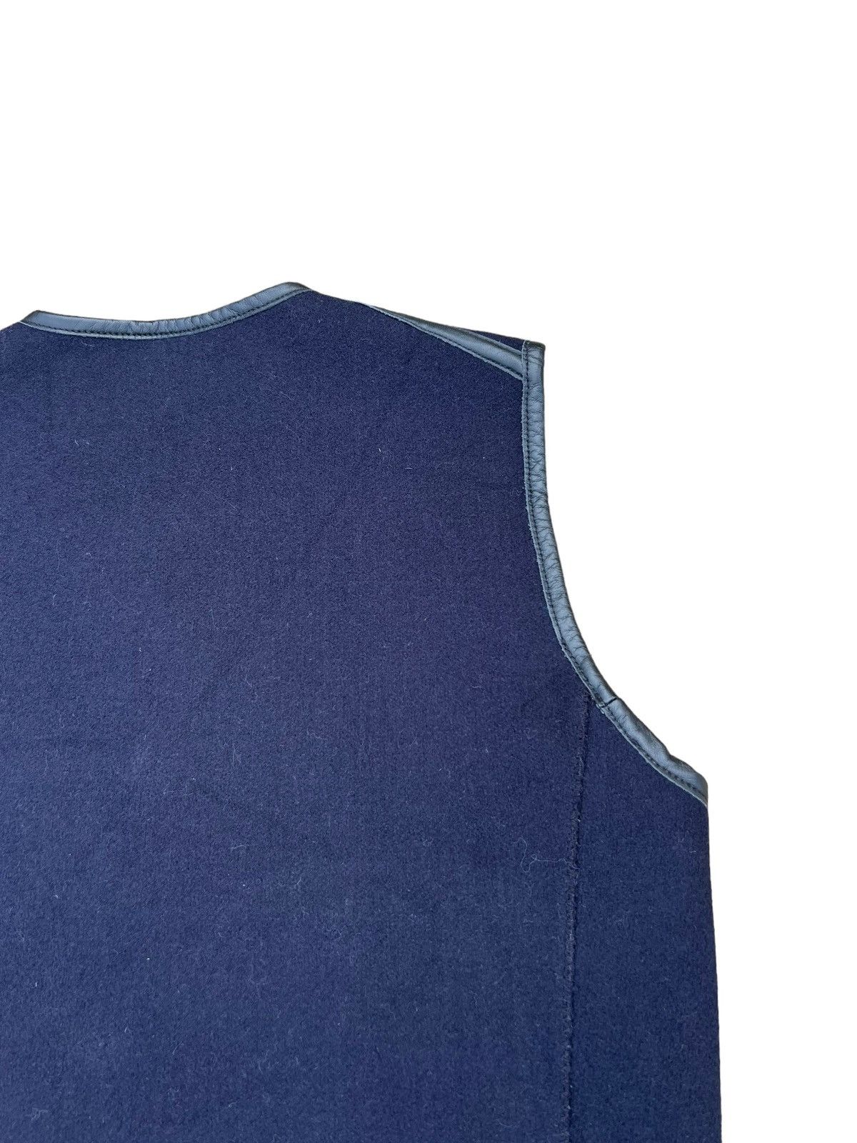 Freewheelers Violet Buffalo Wallows Wool Cowhide Leather Trim USN Vest Size US M / EU 48-50 / 2 - 12 Thumbnail