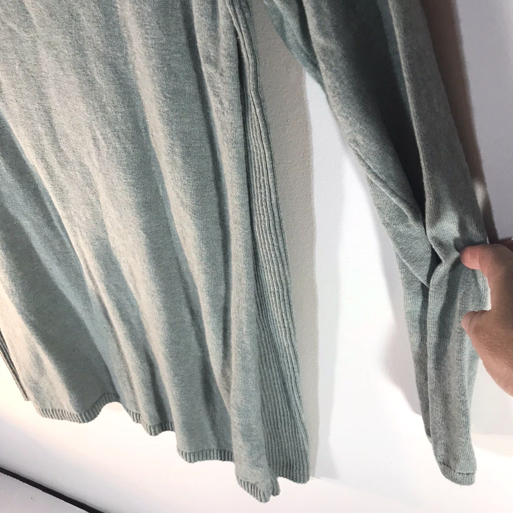 J. Jill J. Jill Women's Sweater Tunic M Green Lightweight Knit Casual Long Sleeve Fall Winter Size M / US 6-8 / IT 42-44 - 2 Thumbnail