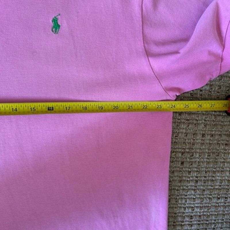 Polo Ralph Lauren Vintage Polo Ralph Lauren Pink Pique Polo Shirt XL 90s Size US XL / EU 56 / 4 - 8 Thumbnail