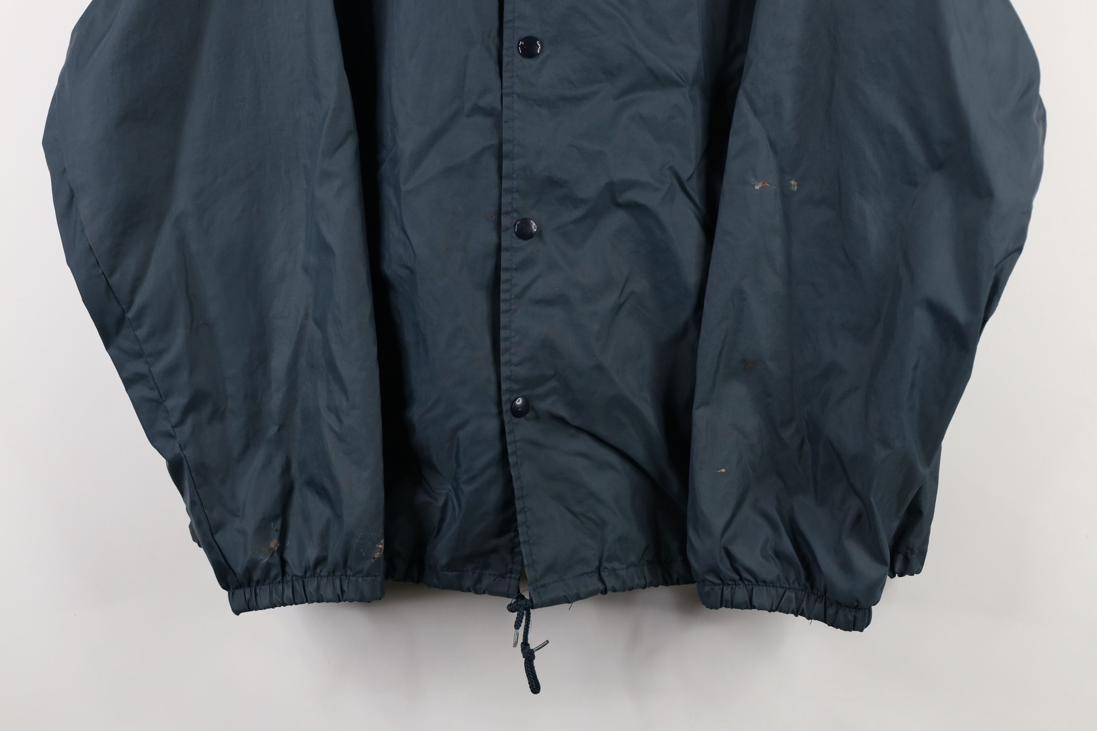 Vintage Vintage 70s Streetwear Lined Coach Coaches Jacket Blue USA Size US XL / EU 56 / 4 - 3 Thumbnail