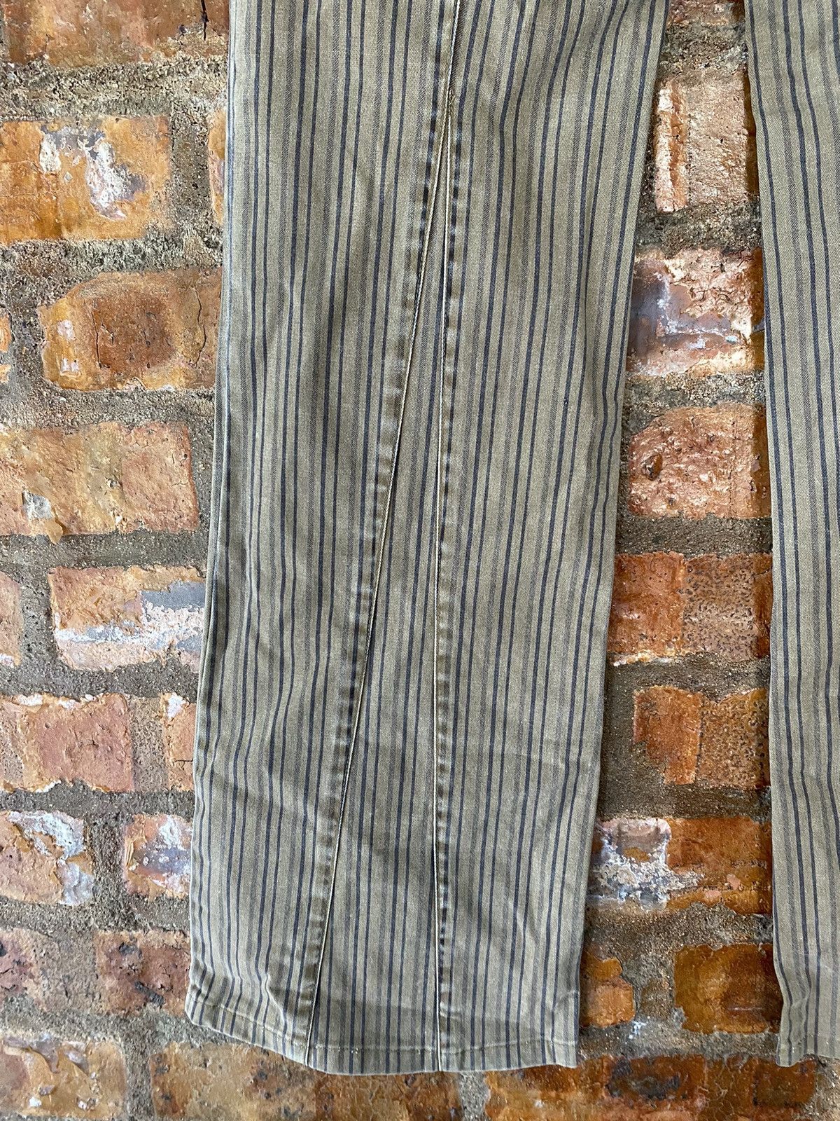 Japanese Brand × Obelisk × Shellac 🔥2000s A.S.M Japan Flare stripe LGB GOA Size US 29 - 13 Thumbnail