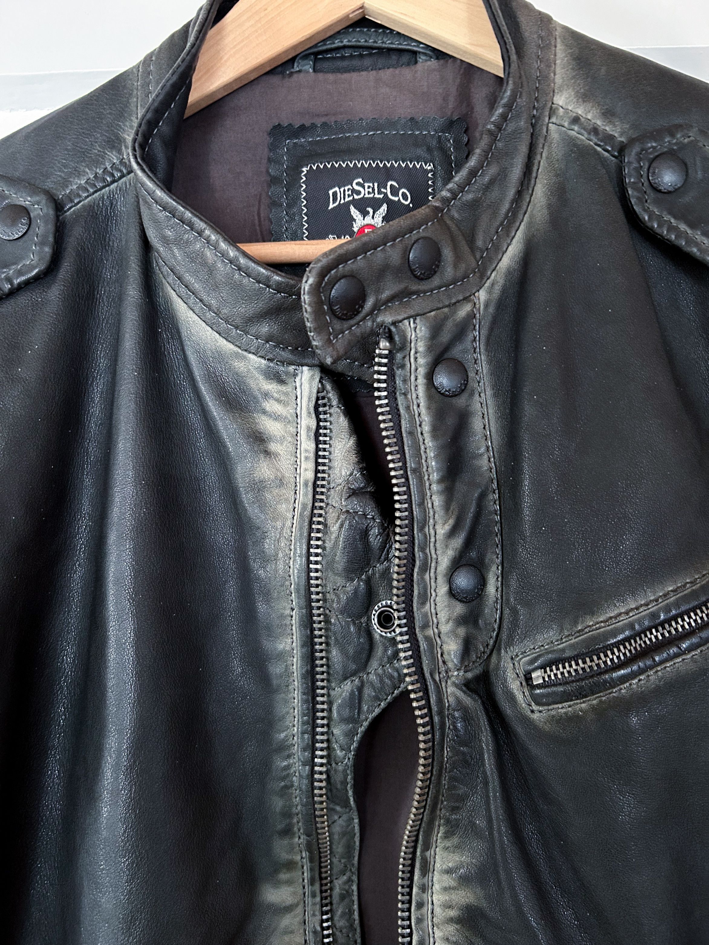 Diesel Vintage Diesel Leather Jacket Size US M / EU 48-50 / 2 - 4 Thumbnail