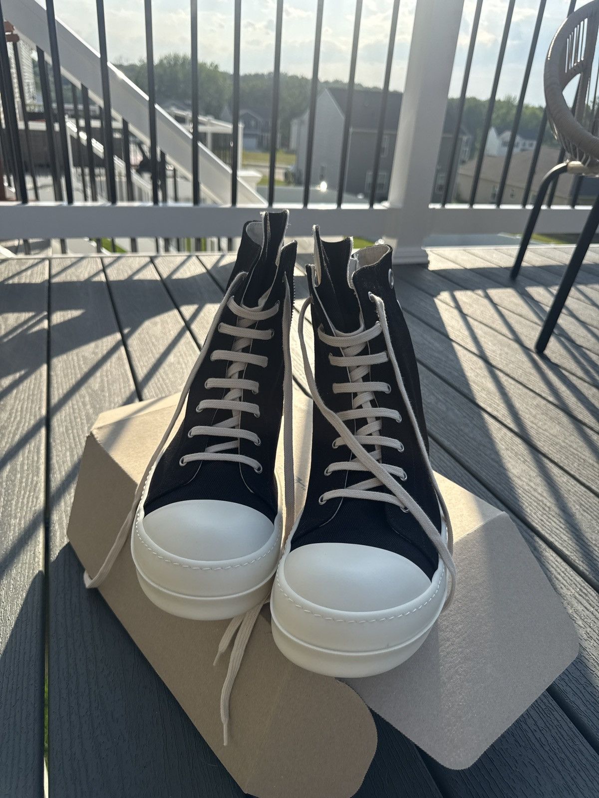 Rick Owens Rick Owen DRK Shadow Size US 13 / EU 46 - 3 Thumbnail