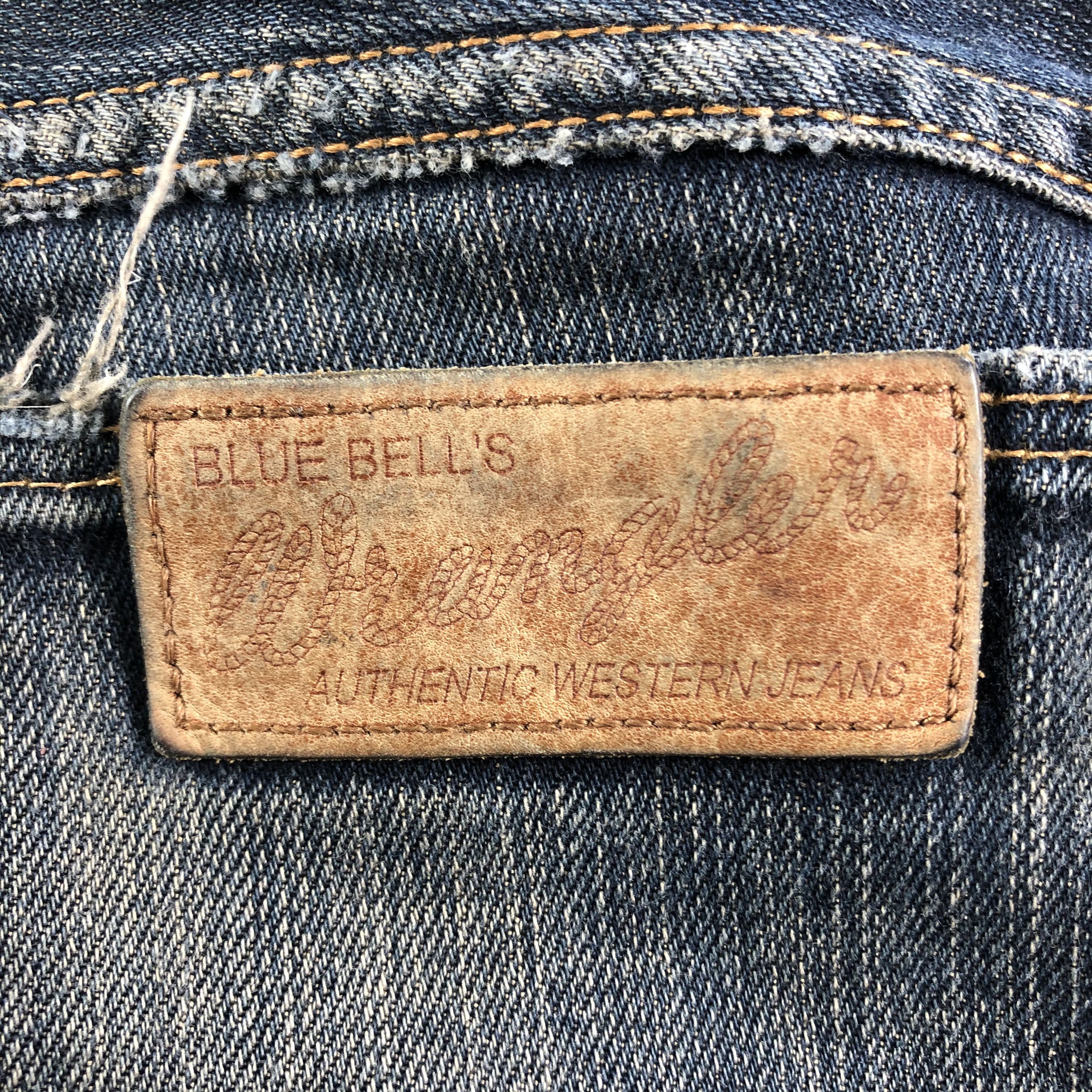 Vintage Vintage Wrangler Blue Bell Jeans Faded Denim KJ2239 Size US 30 / EU 46 - 5 Thumbnail