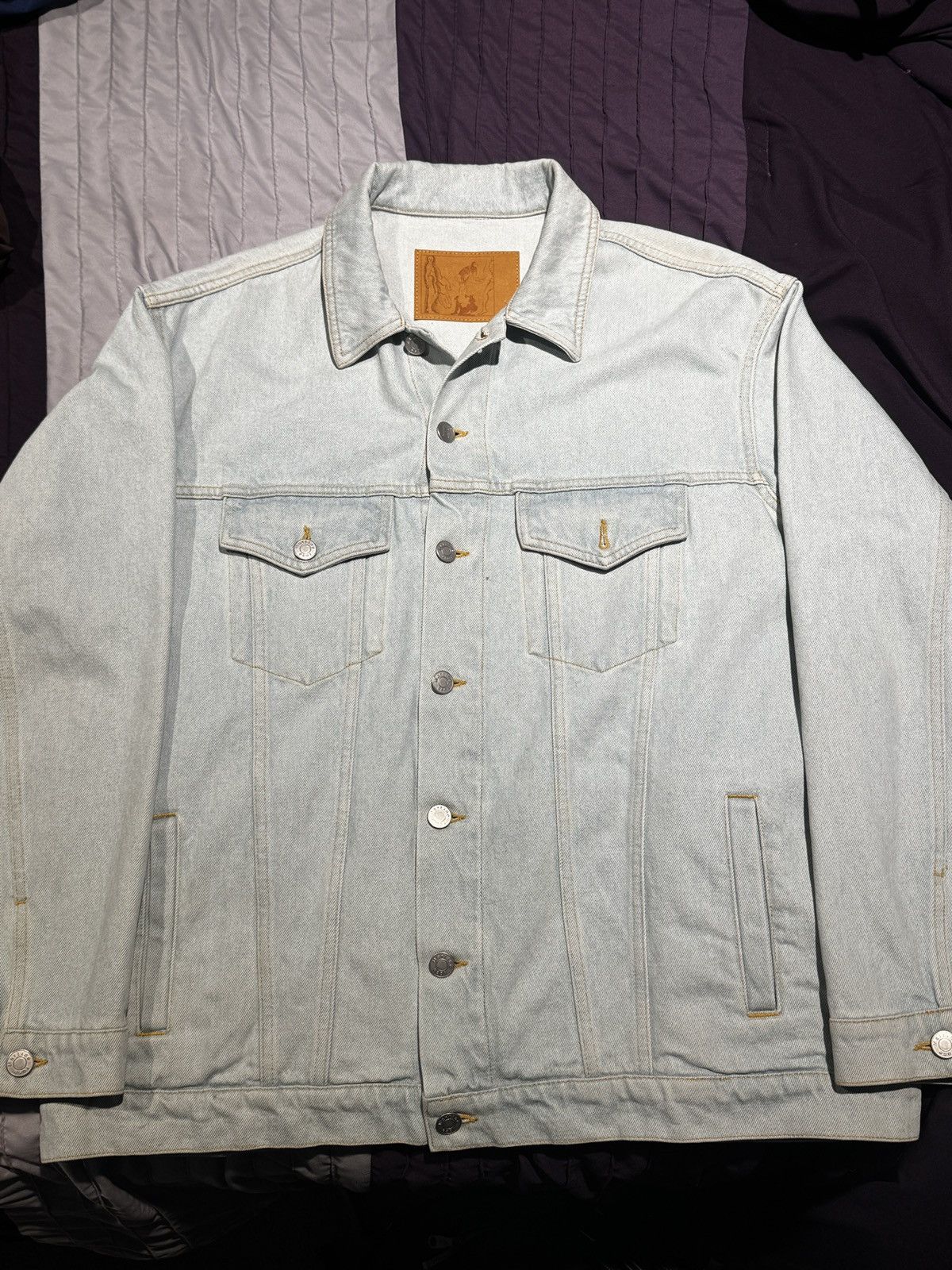 Martine Rose 90-91 AW Martine Rose Denim Jacket Size US S / EU 44-46 / 1 - 1 Thumbnail