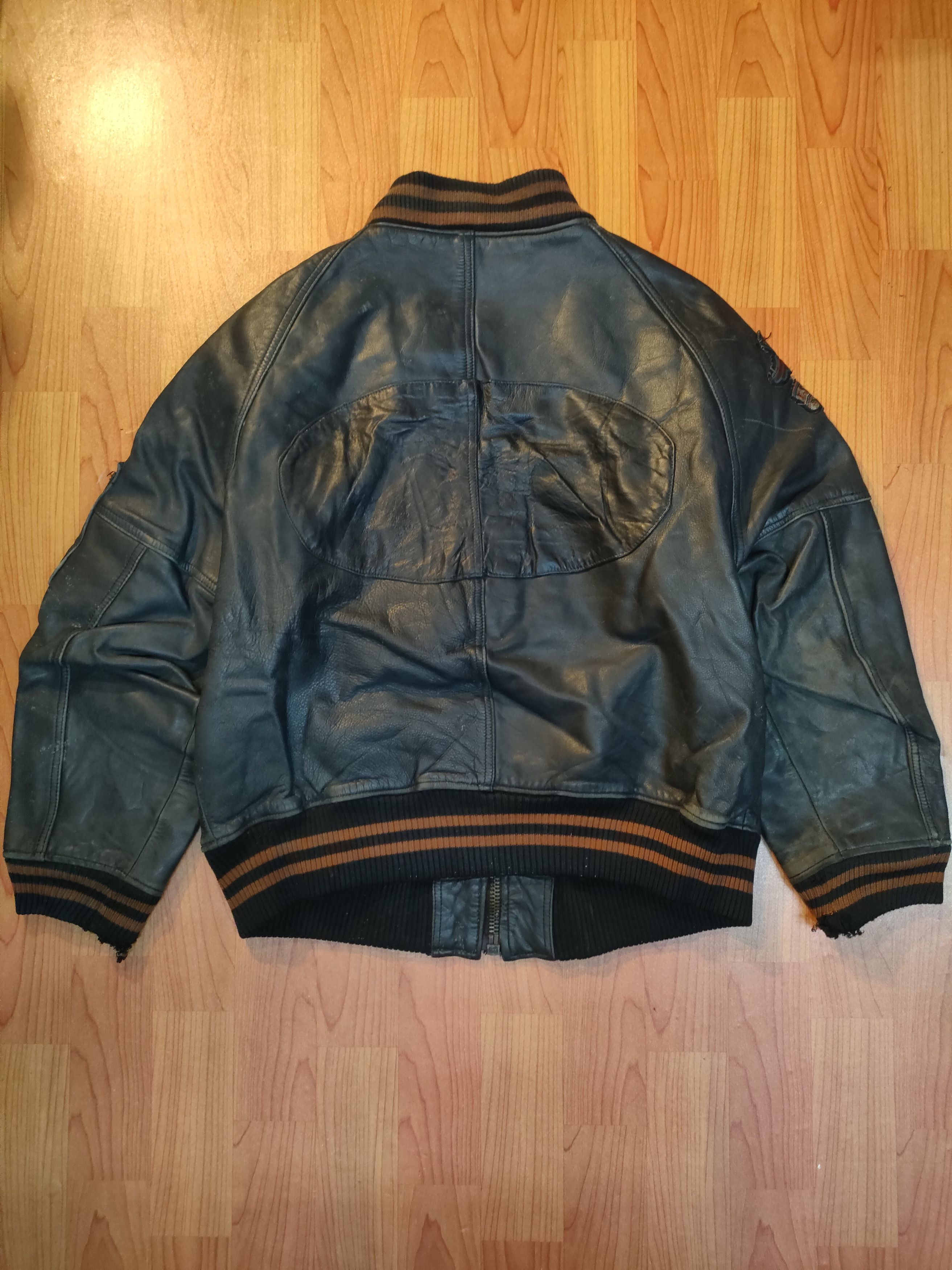 Harley Davidson × Vintage Vintage Harley Davidson Leather Jacket Size US L / EU 52-54 / 3 - 2 Thumbnail