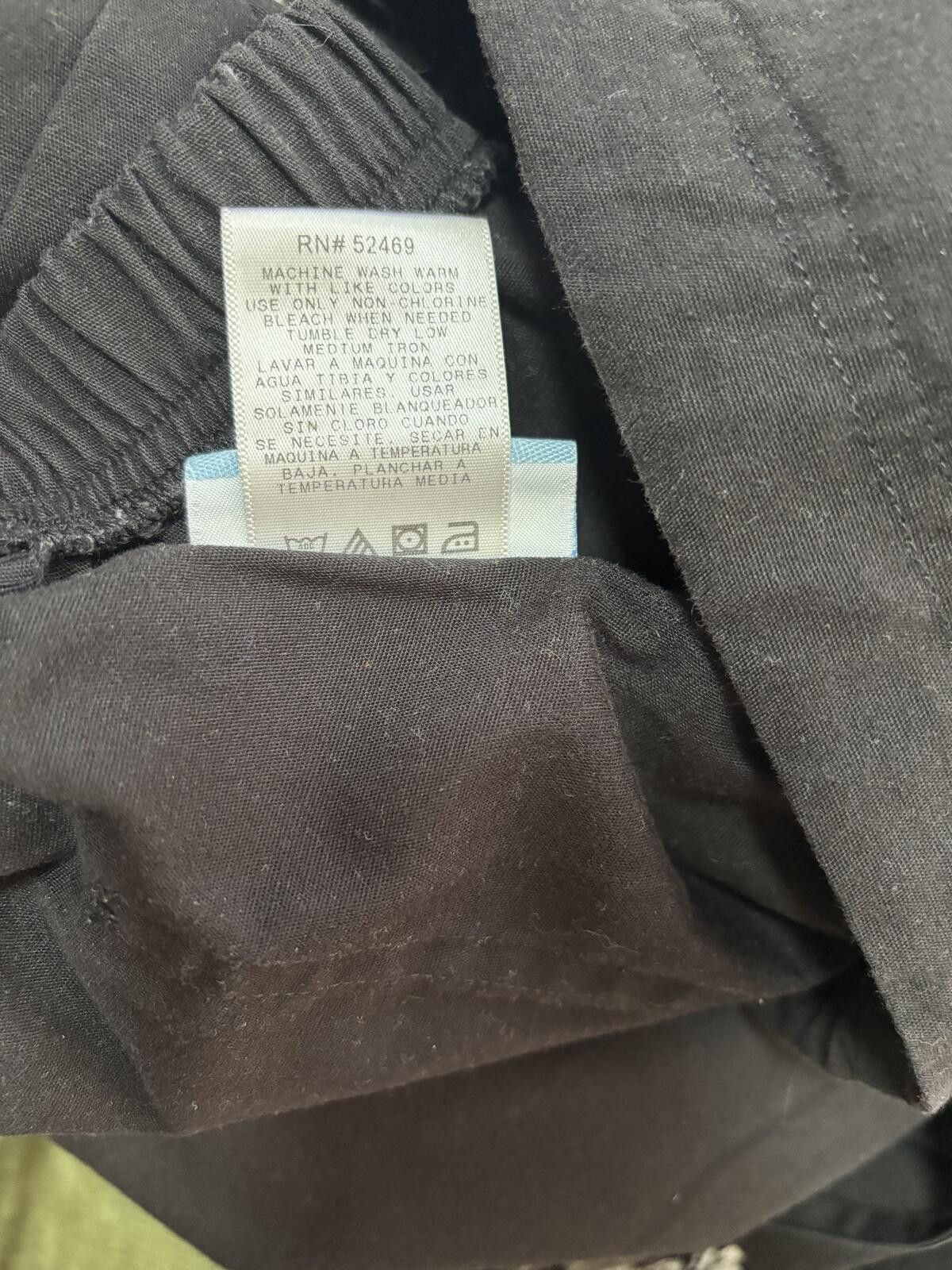 Kai Kio Kathy Peterson Scrub Set Floral Black Blue M/S Size 32" / US 10 / IT 46 - 7 Thumbnail