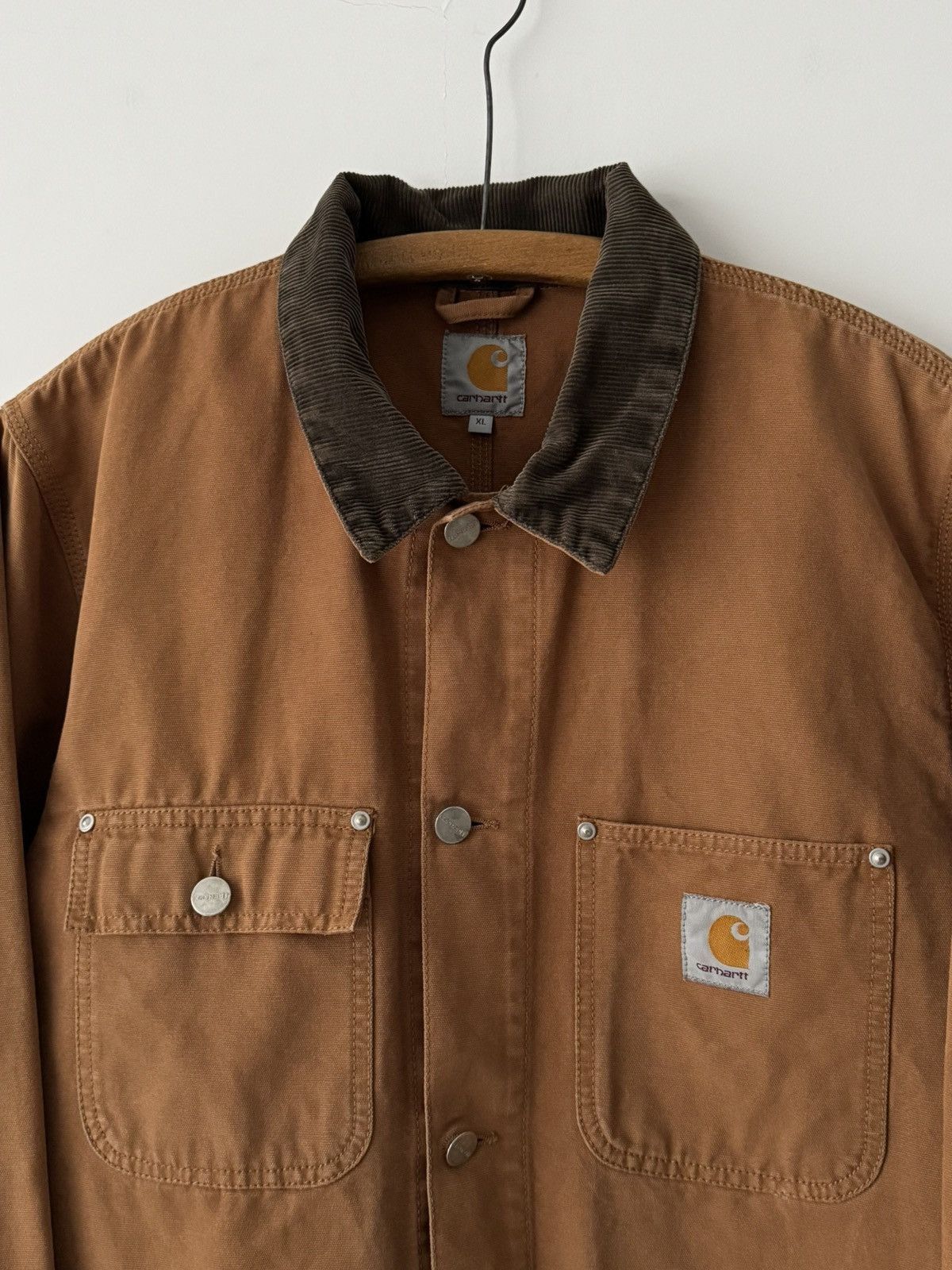 Carhartt × Vintage Vintage Carhartt Repaired Michigan Coat Size US XL / EU 56 / 4 - 3 Thumbnail