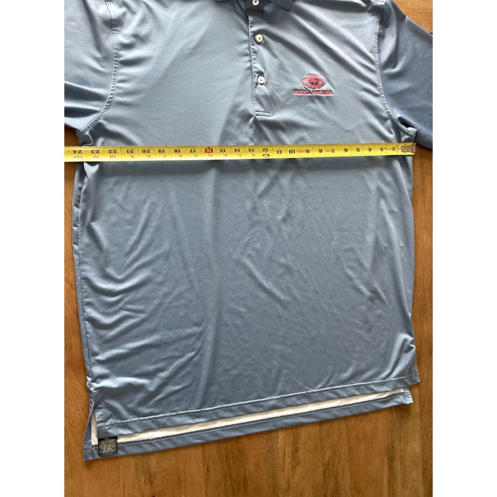 Vintage Turtleson Polo Shirt Mens XL Short Sleeve Polka Dot Stretch Golf Shirt Blue Size US XL / EU 56 / 4 - 6 Thumbnail