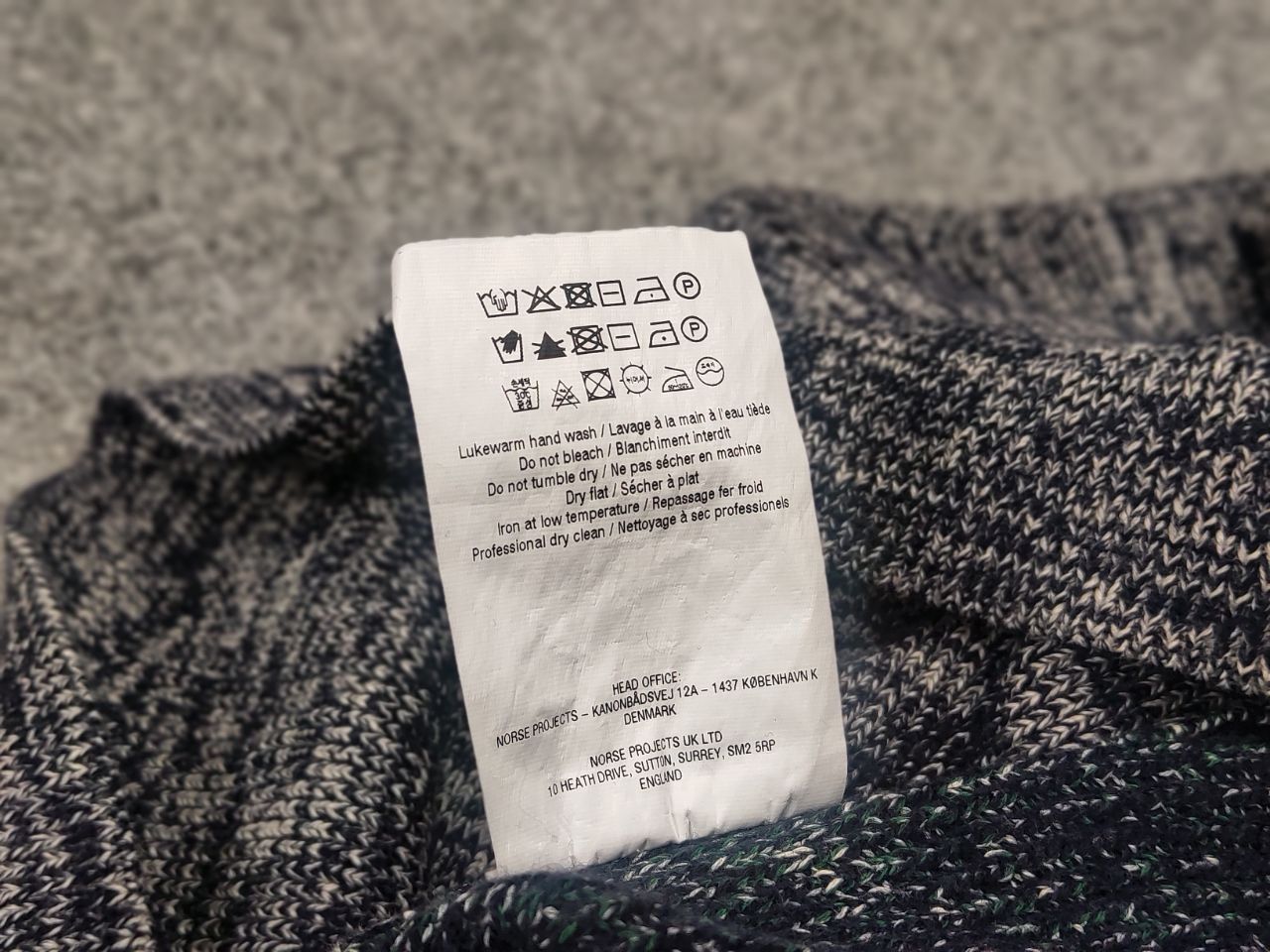 Norse Projects Norse Projects Design Arild Moulin Dark Gray Knit Sweater Size US M / EU 48-50 / 2 - 17 Thumbnail