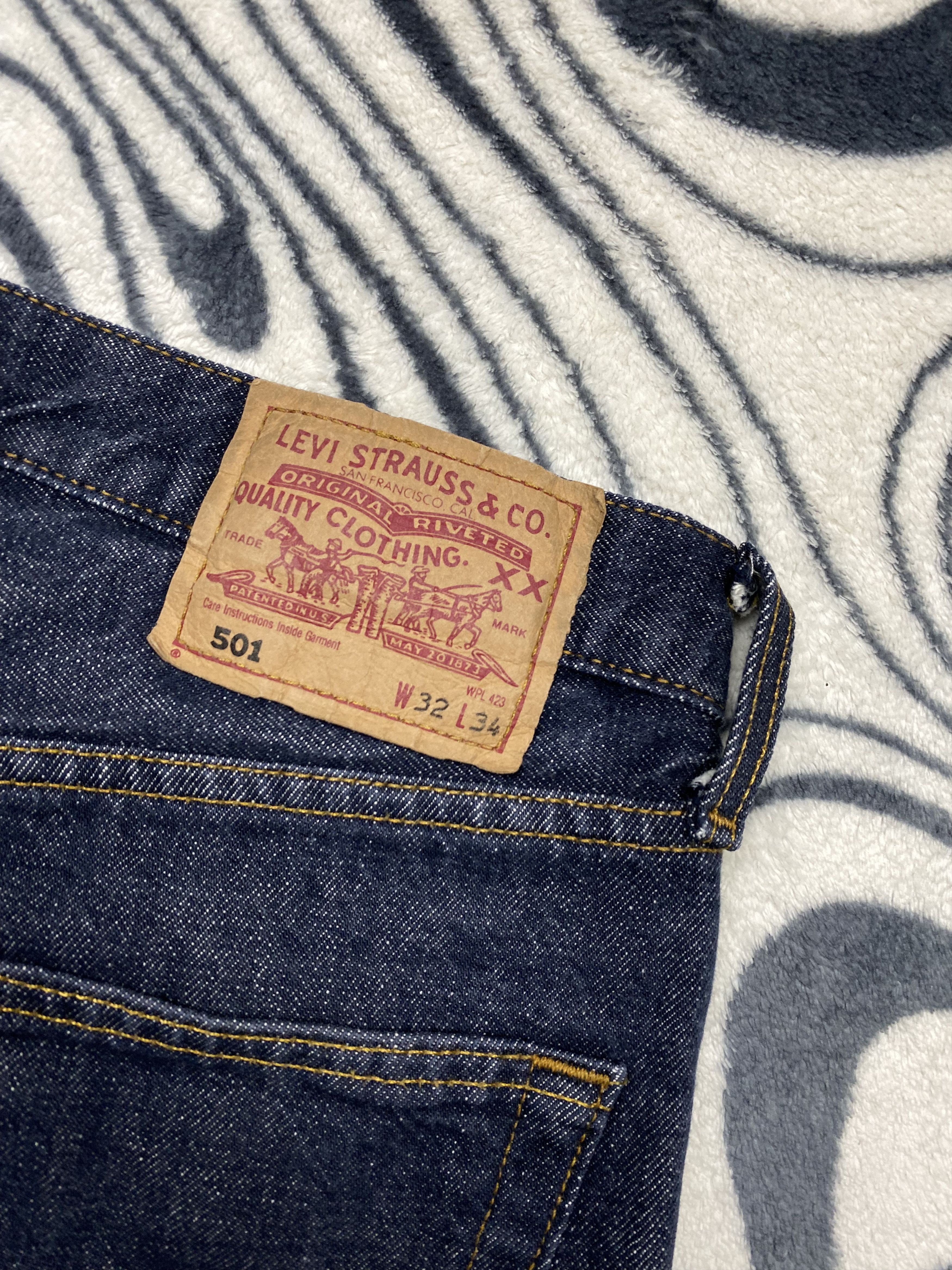 Levi's Levi's 501 Vintage Denim Pants Y2K Jeans Size US 32 / EU 48 - 3 Thumbnail