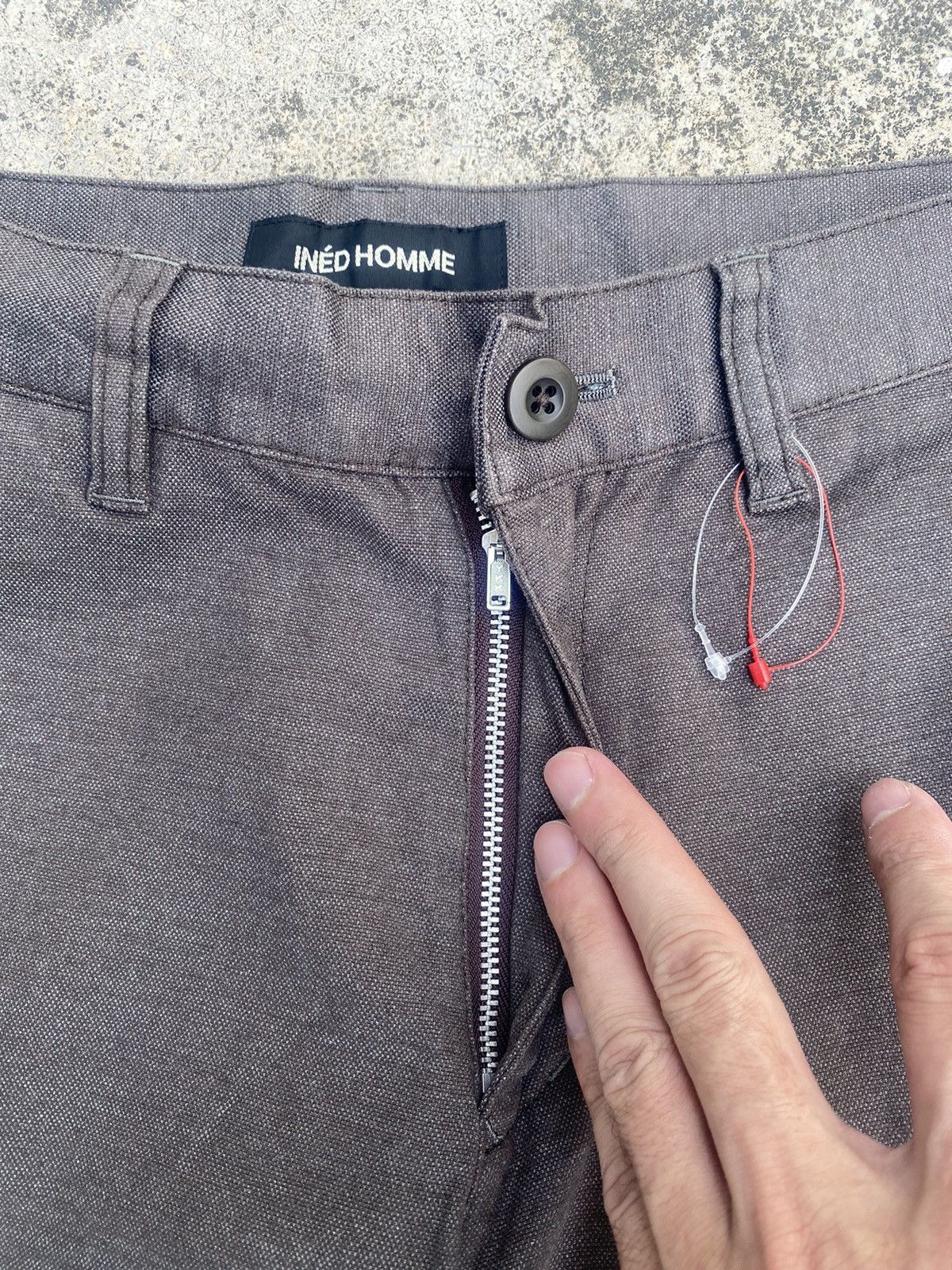 Designer × Japanese Brand × Yohji Yamamoto Ined Yohji Yamamoto Straight Cut Casual Pants Size US 30 / EU 46 - 7 Thumbnail