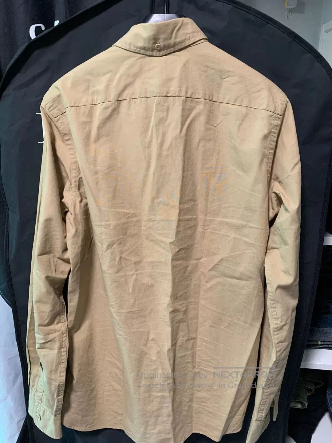 RRL Ralph Lauren rrl Long Sleeve Button-Up Shirt in Beige. Size US S / EU 44-46 / 1 - 5 Thumbnail