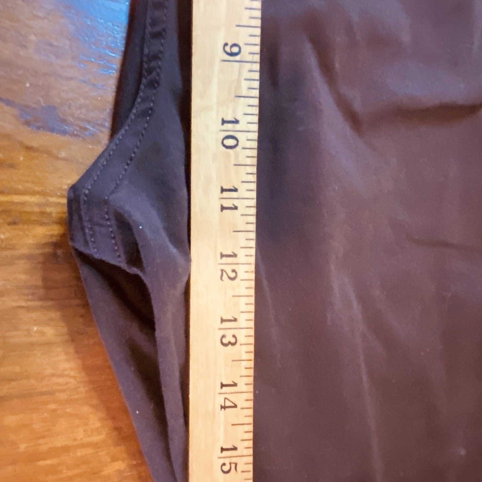 & Other Stories Womans 16 Petite White Stag Brown Straight Leg Pants Stretch Size 36" / US 14 / IT 50 - 7 Thumbnail