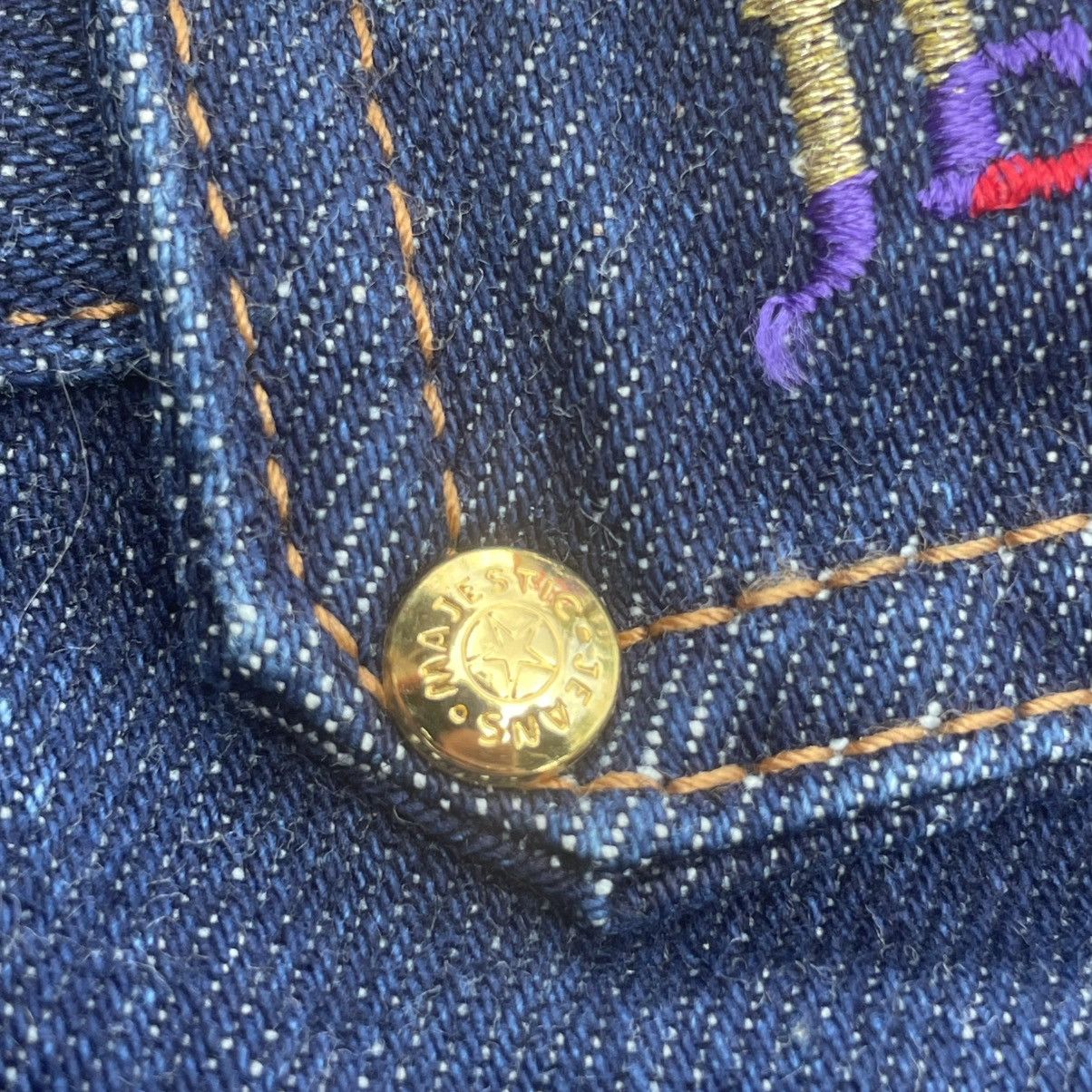 Majestic × Vintage “MAJESTIC” CRAZY VINTAGE MAJESTIC JEANS Size US 31 - 4 Thumbnail