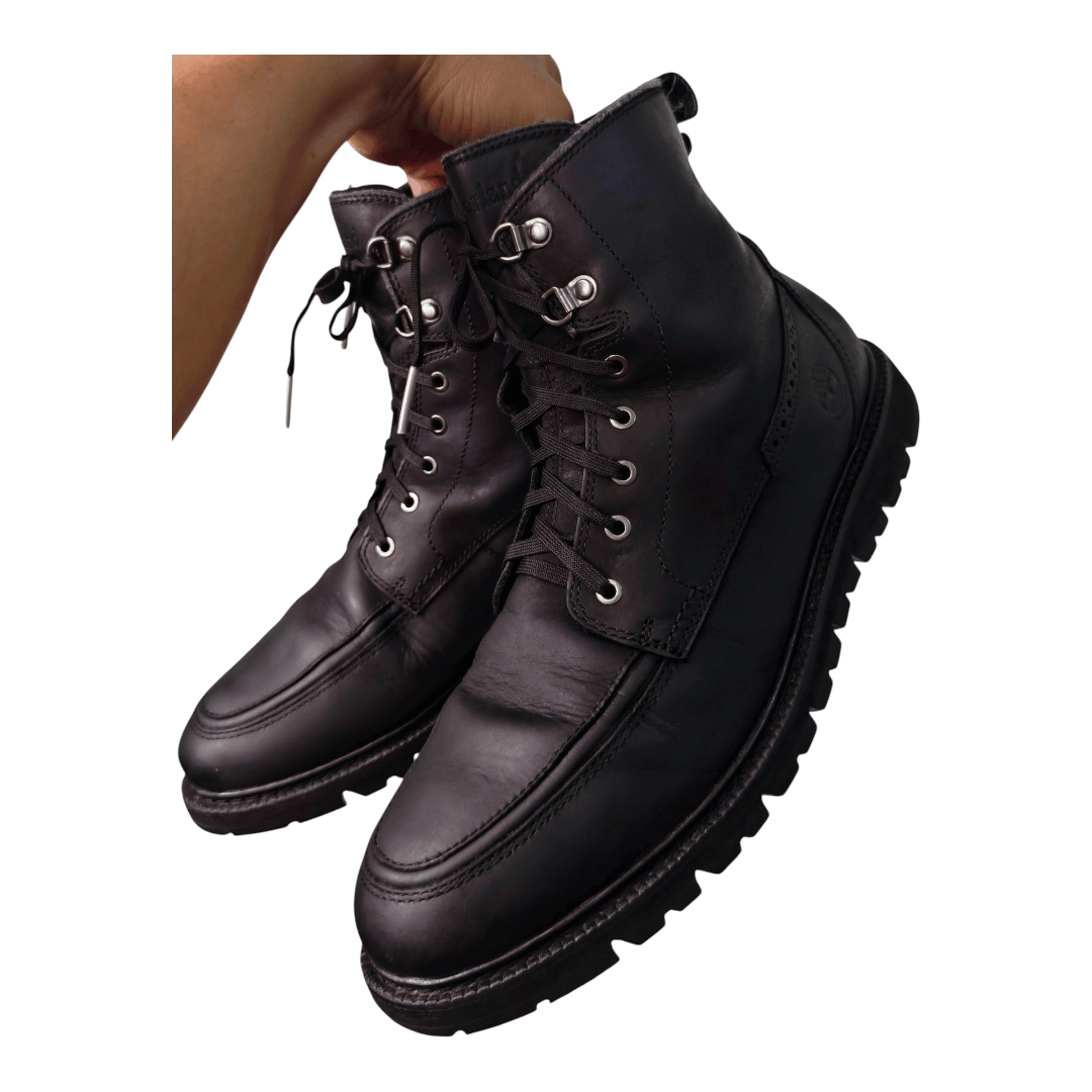 Timberland Timberland Britton Hill Moc-toe Mens Black Waterproof A1998 Size US 11 / EU 44 - 1 Thumbnail
