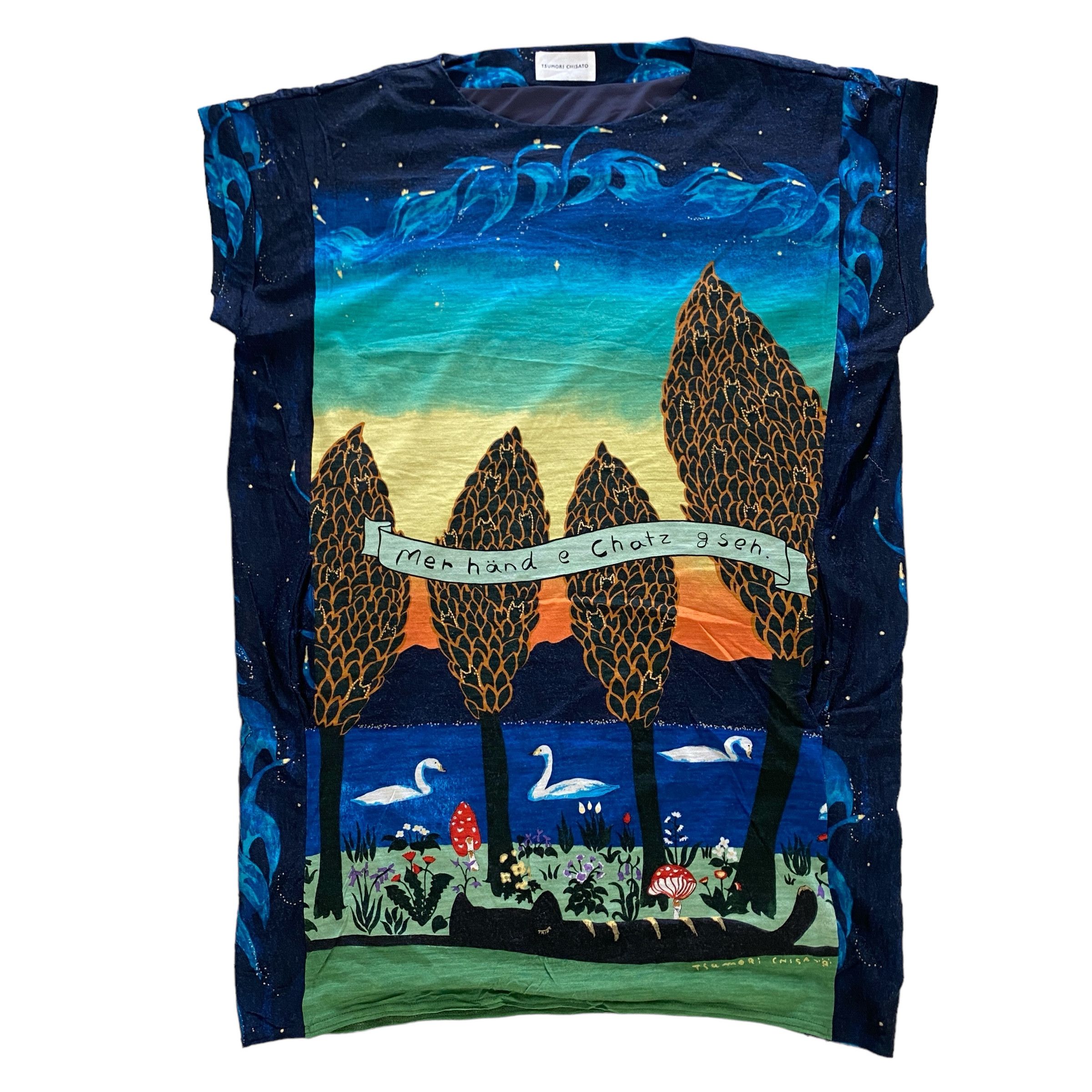 Designer × Issey Miyake × Tsumori Chisato Tsumori Chisato Printed Top Size M / US 6-8 / IT 42-44 - 1 Thumbnail