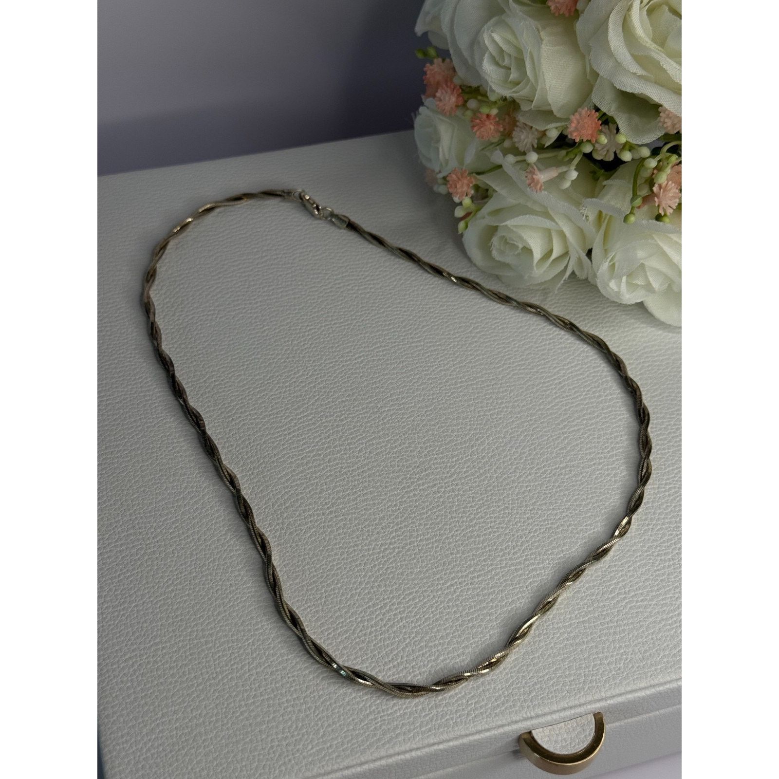 Jewelry 925 STERLING SILVER ITALY FAS NECKLACE LENGTH 18 INCH Size ONE SIZE - 3 Thumbnail