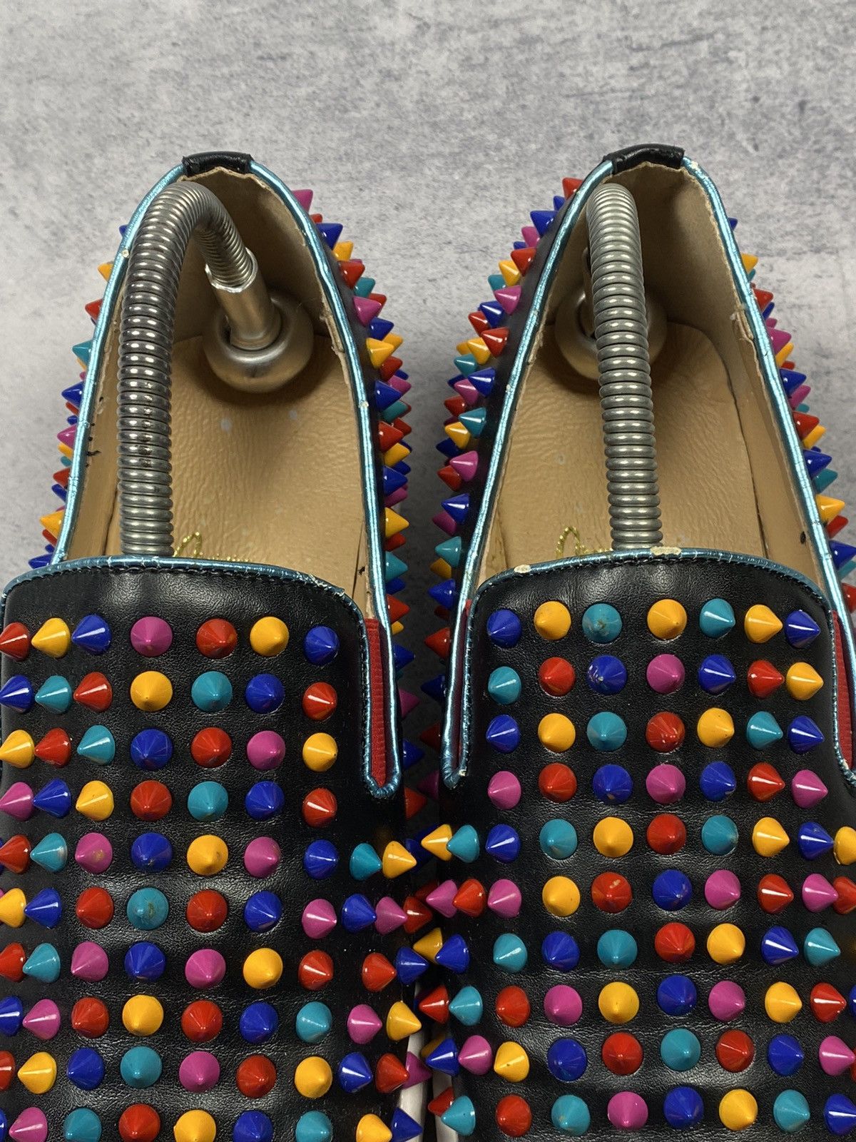 Christian Louboutin Christian Louboutin Mens Shoes Spikes Roller Boat Slipon Size US 6.5 / EU 39-40 - 10 Thumbnail