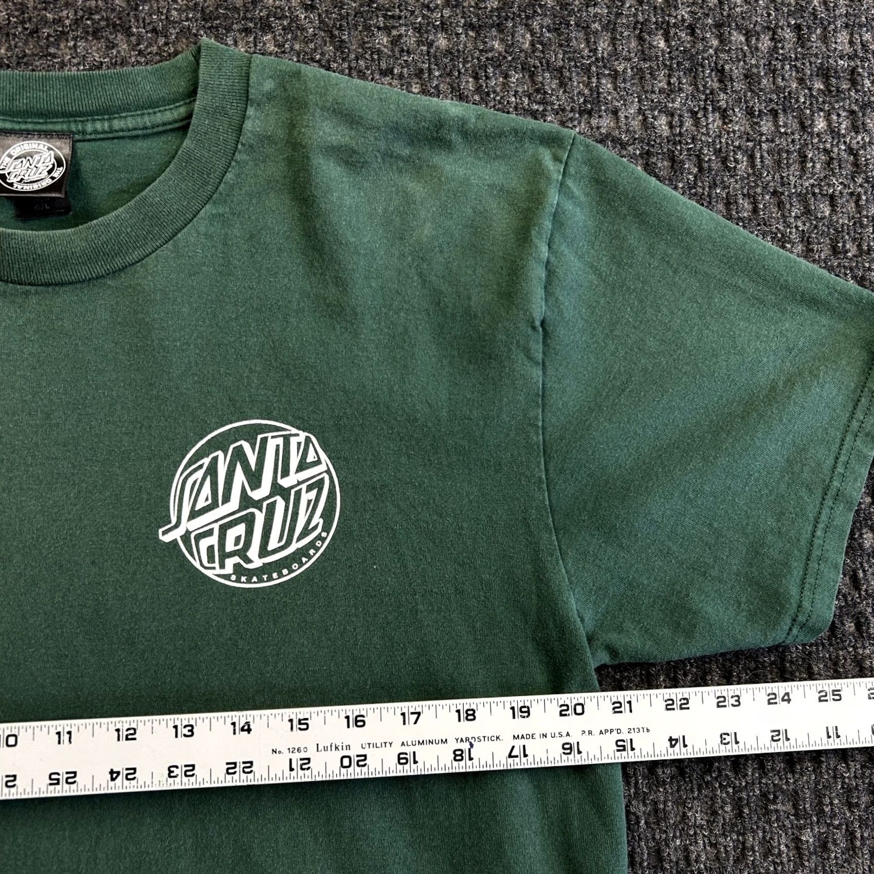 Vintage VINTAGE Santa Cruz T Shirt Green L Fisheye Logo Hang Tag 90s Skater Mens Shirt Size US L / EU 52-54 / 3 - 5 Thumbnail