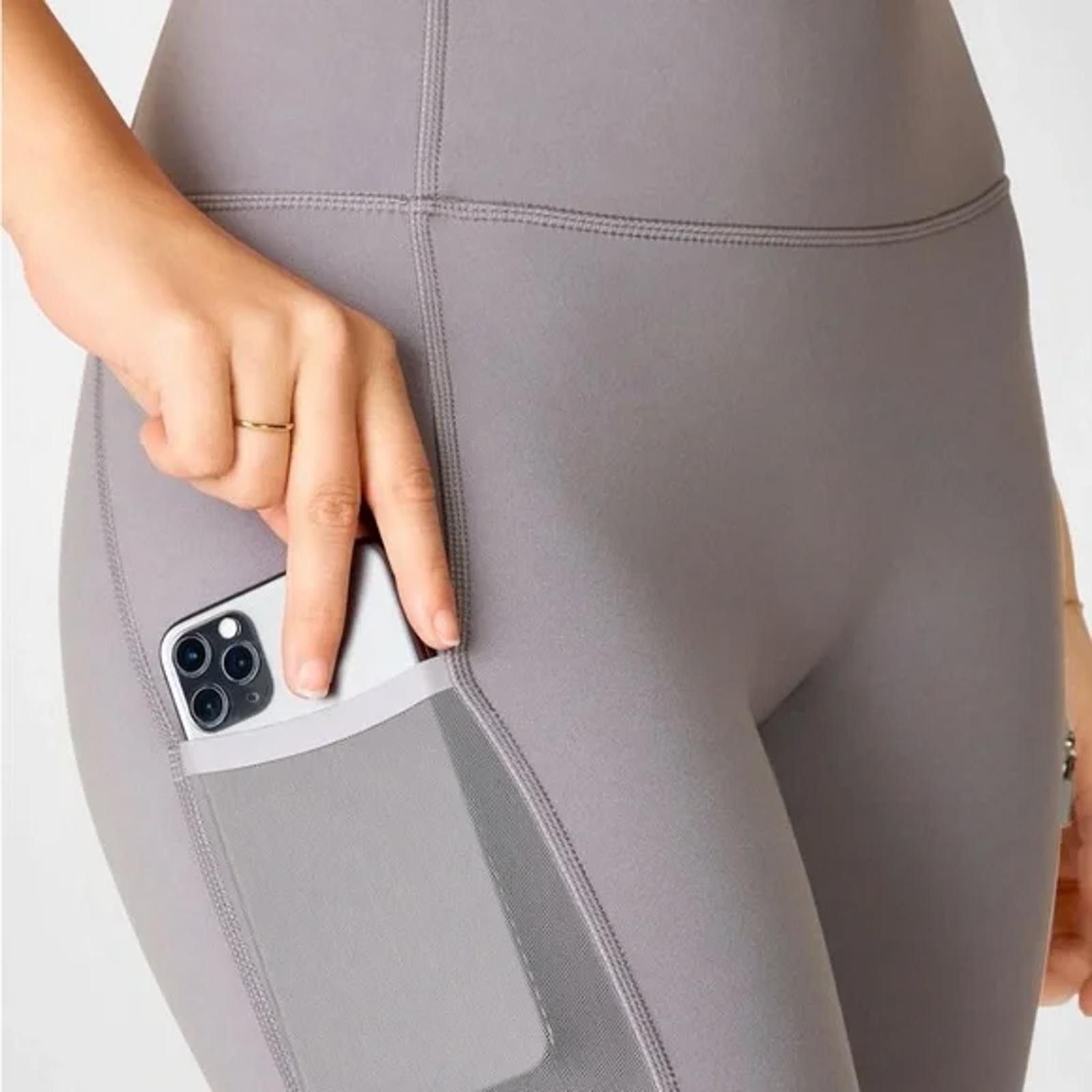Fabletics Fabletics Motion365 Gray High-Waisted Leggings Size 25" / US 0 / IT 36 - 3 Thumbnail