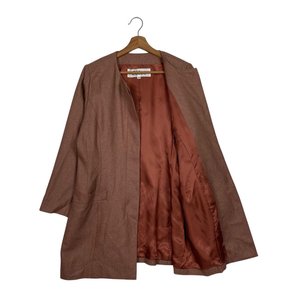 Chloe Chloe Wool Women Jacket Size M / US 6-8 / IT 42-44 - 9 Thumbnail