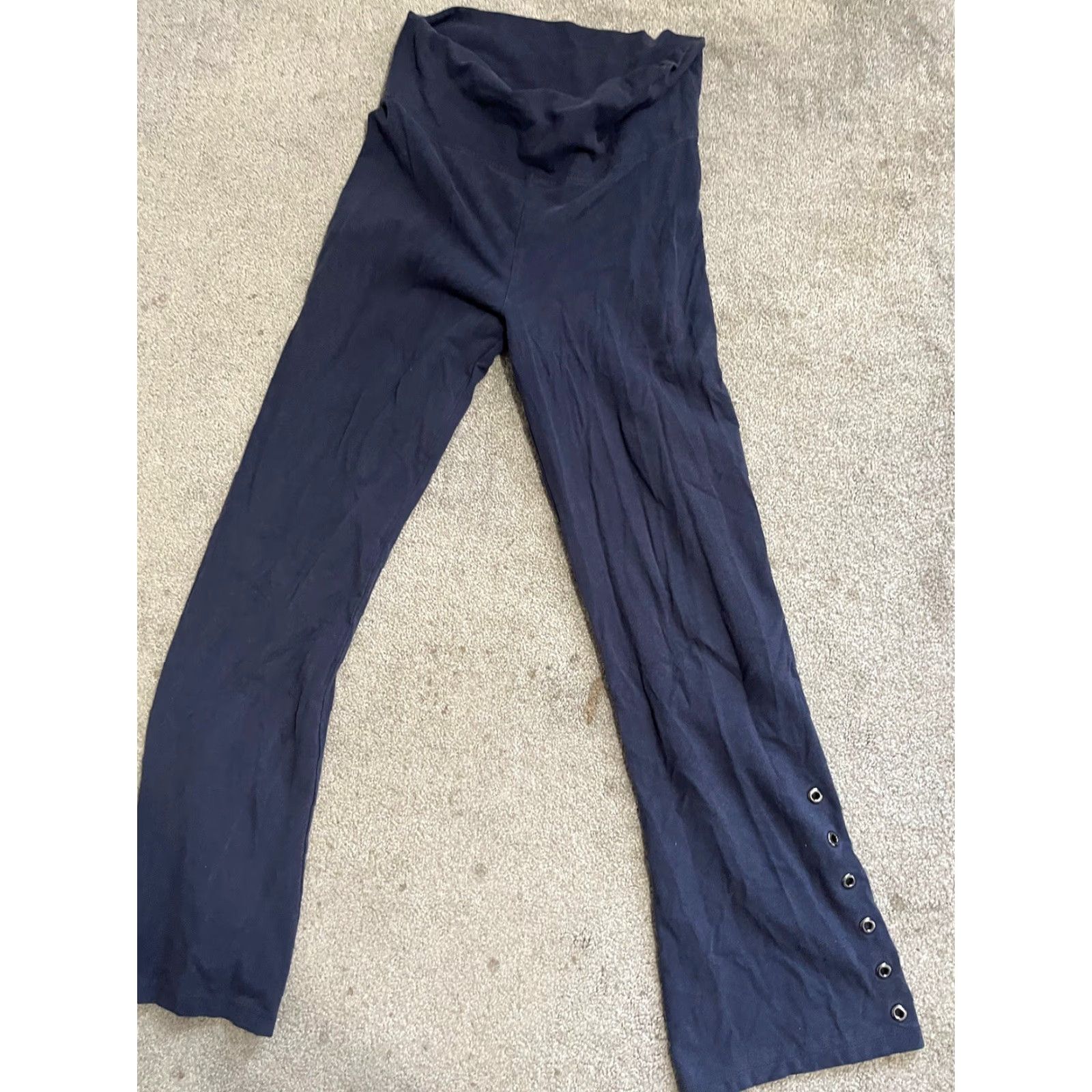 Victoria's Secret Victoria's Secret Sport Pants Women's Flare Yoga Activewear M Navy Blue Size 32" / US 10 / IT 46 - 3 Thumbnail