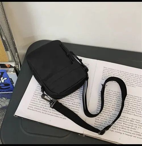 Vintage Mini Black Nylon Crossbody Bags Size ONE SIZE - 3 Thumbnail