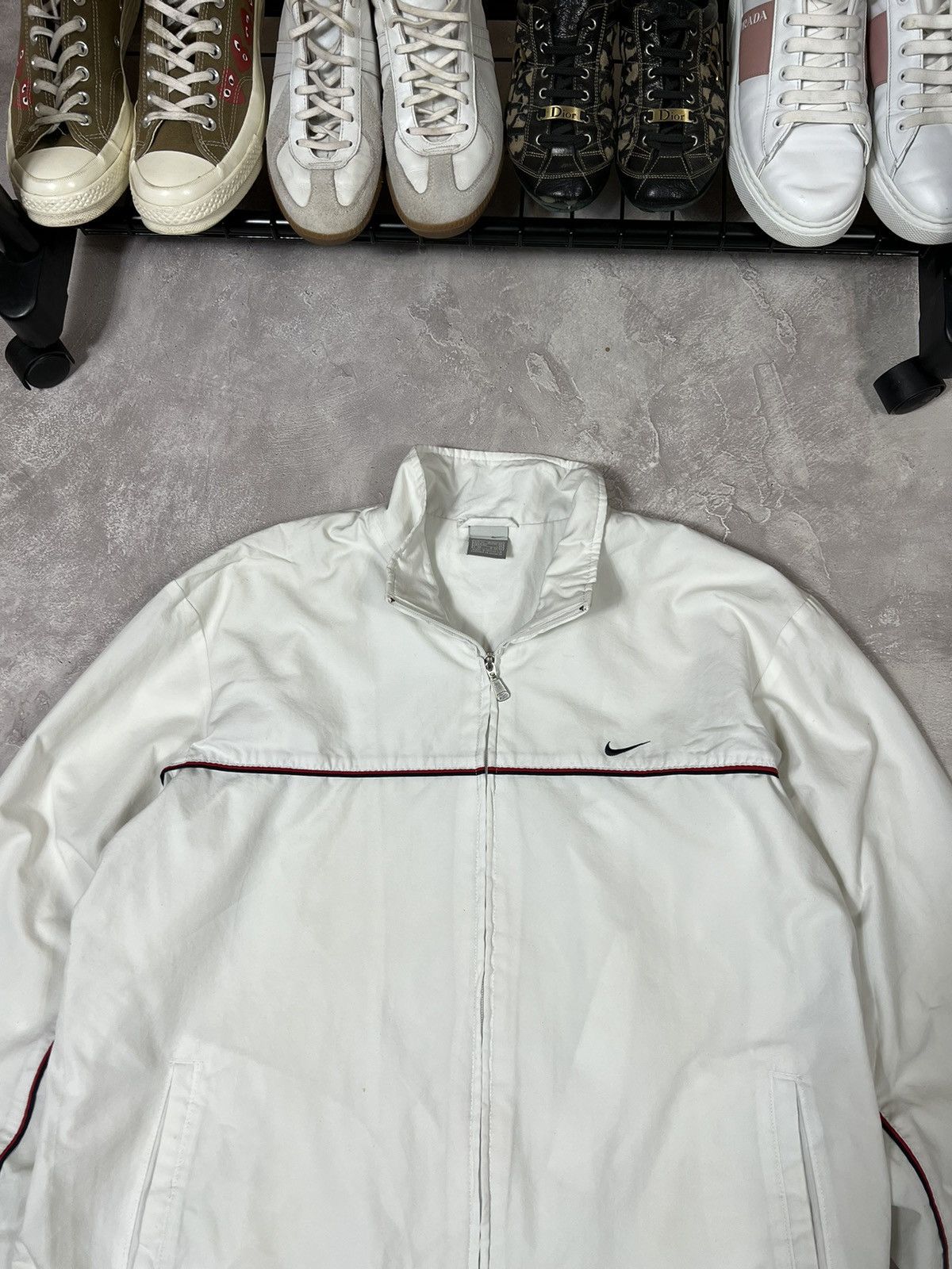 Vintage Vintage Nike Nylon Baggy Drill Jacket Size US XL / EU 56 / 4 - 3 Thumbnail