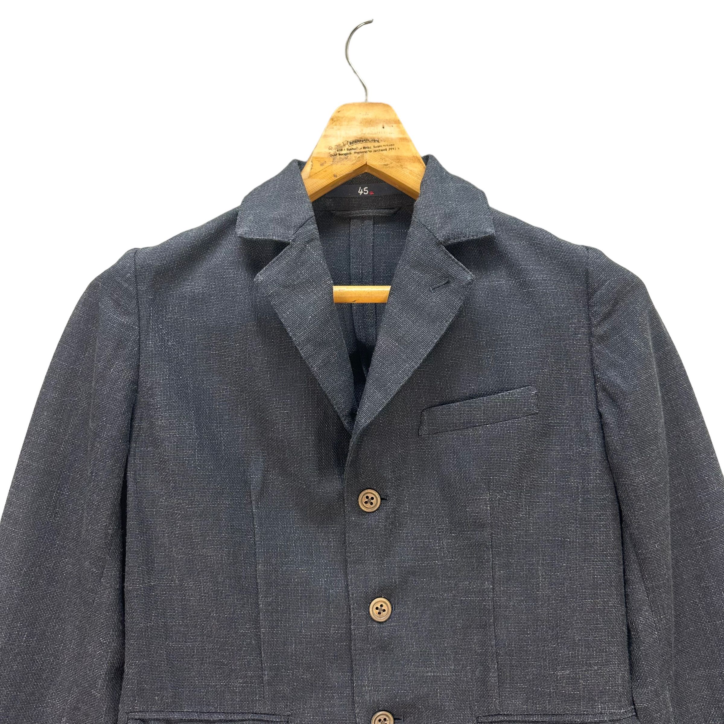 45rpm 45rpm STUDIO WOOL SILK LINEN CASUAL JACKET #8325-004 Size S / US 4 / IT 40 - 2 Thumbnail