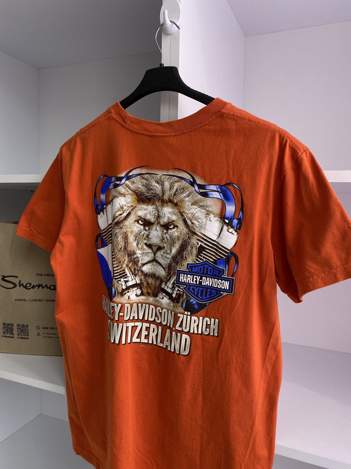Harley Davidson × Vintage Vintage Harley Davidson short sleeve tee Size US L / EU 52-54 / 3 - 8 Thumbnail