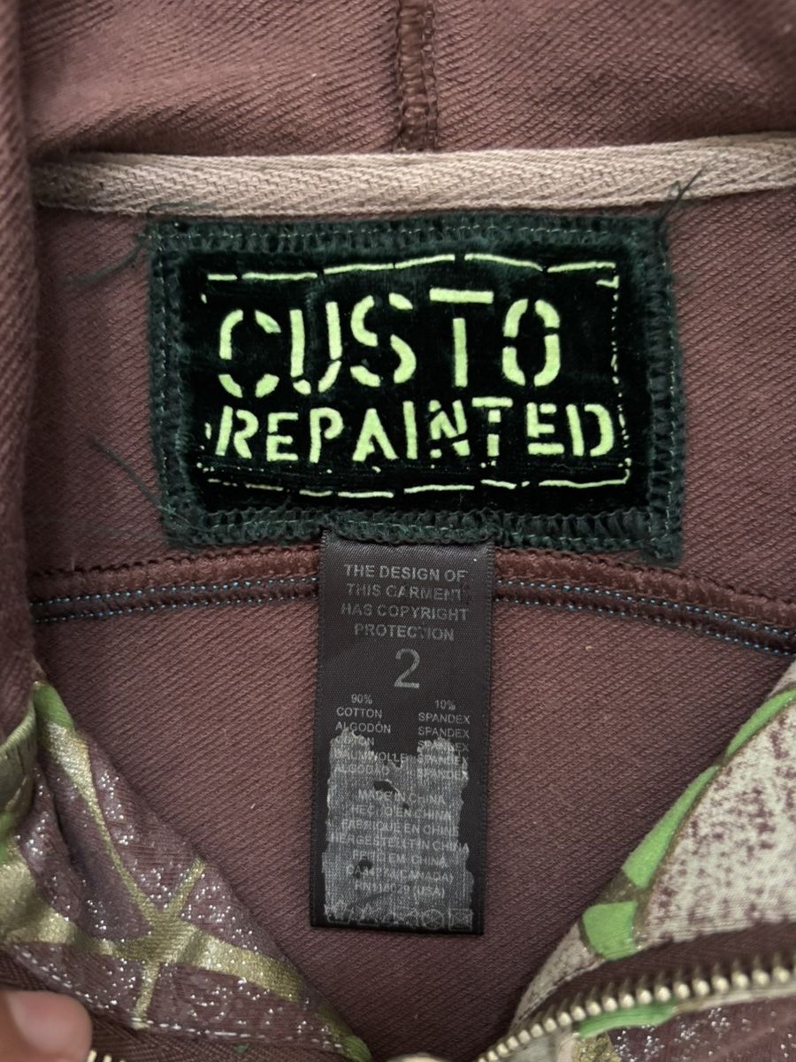 Custo Barcelona Vintage Custo Barcelona Floral All Over Print Zipper Hoodie Size S / US 4 / IT 40 - 6 Thumbnail