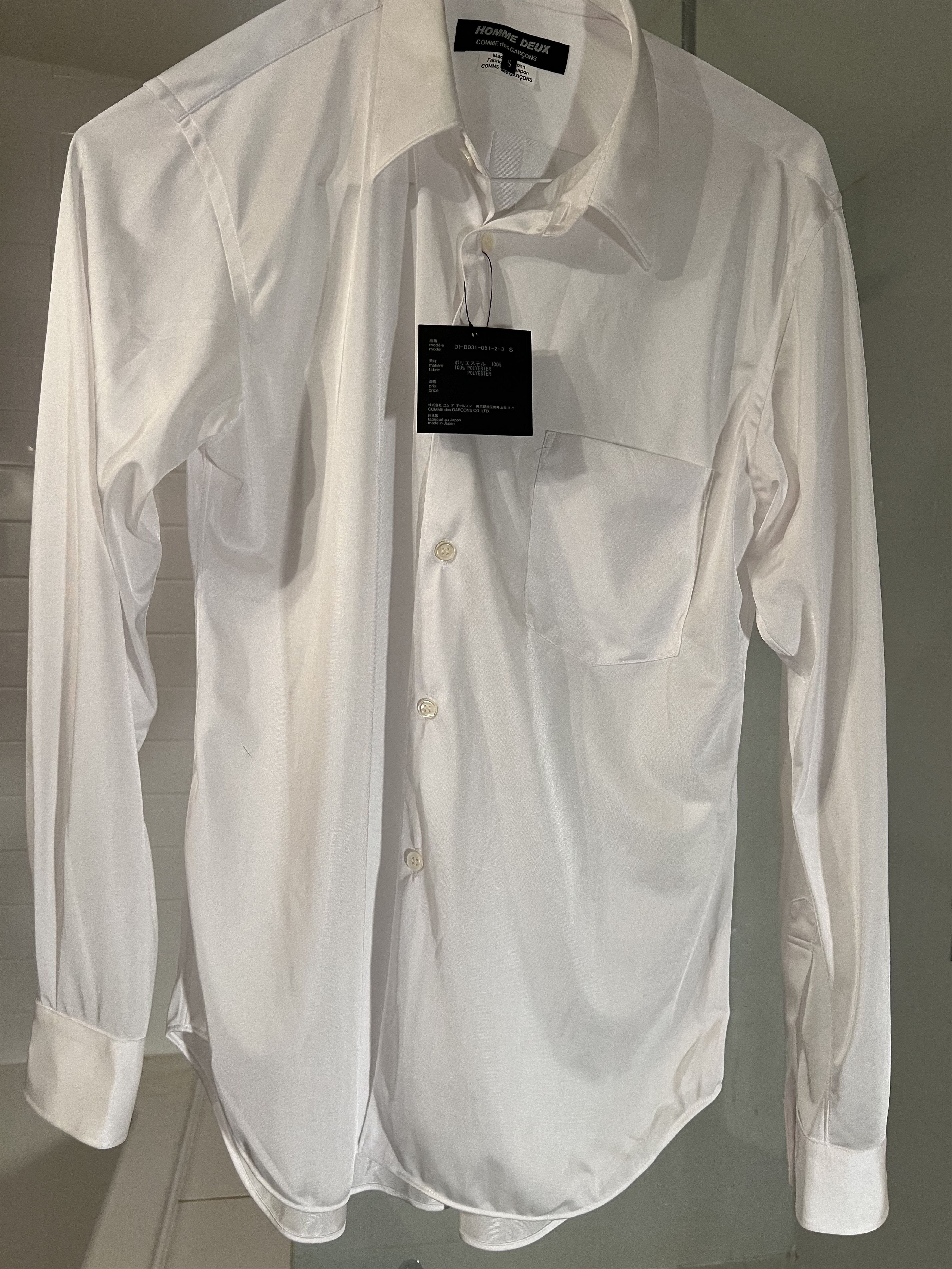 Comme des Garcons Homme Deux Dress Shirt Size US S / EU 44-46 / 1 - 1 Thumbnail