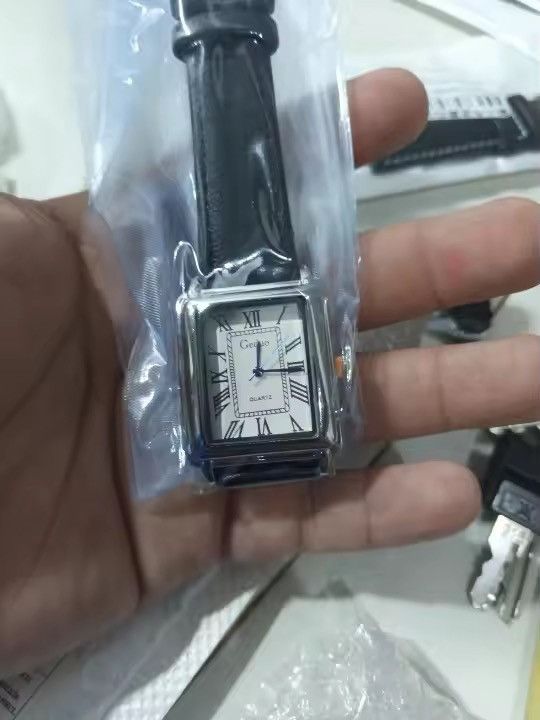 Japanese Brand Classic Roman Dial Quart Watch– Leather Strap Size ONE SIZE - 11 Thumbnail