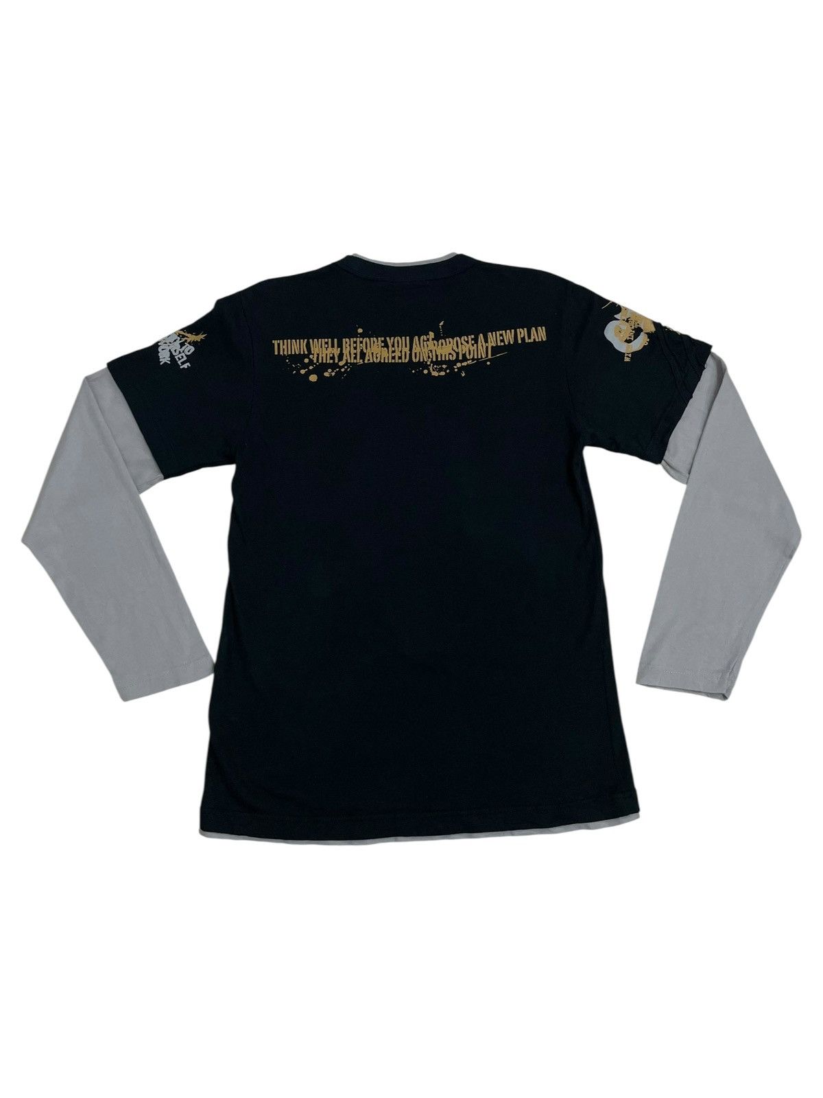 JNCO Excuse Layer Wording 3D Graffiti Y2K Motivation Life Story Size US M / EU 48-50 / 2 - 2 Thumbnail
