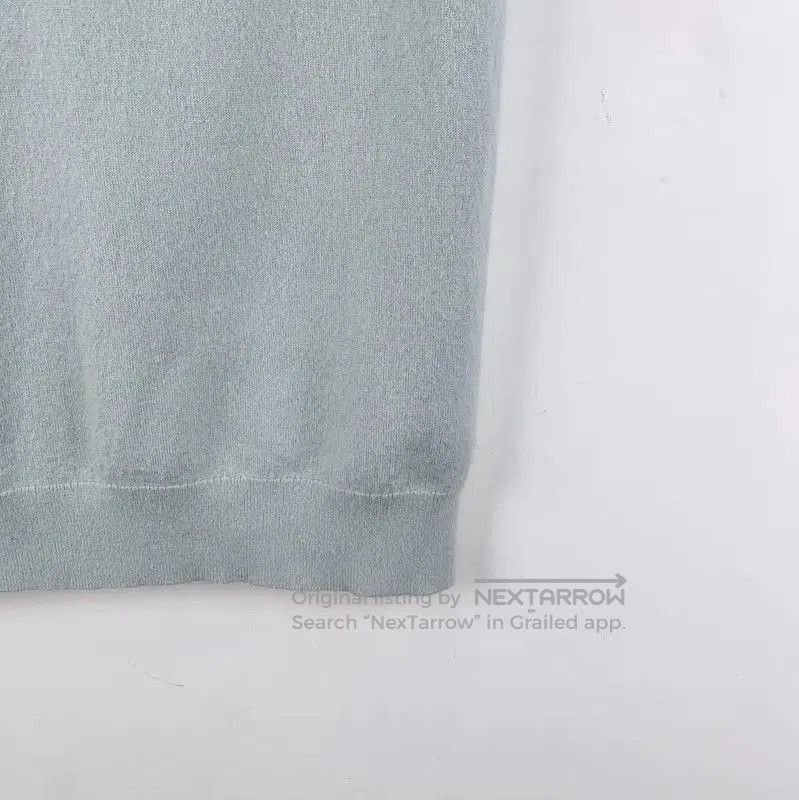 Burberry Burberry Light Blue Wool Embroidered T-Shirt. Size S / US 4 / IT 40 - 4 Thumbnail
