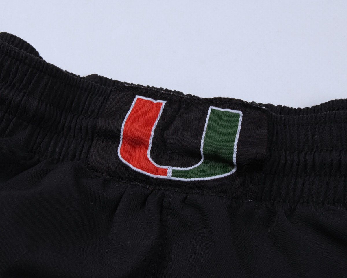 Nike × Vintage NIKE Vintage University ofMiami Hurricanes Basketball Shorts Size US 32 / EU 48 - 7 Thumbnail