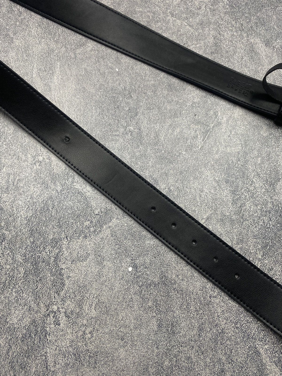 Gucci Gucci Belt 114984 Black Luxury Belt Size ONE SIZE - 5 Thumbnail