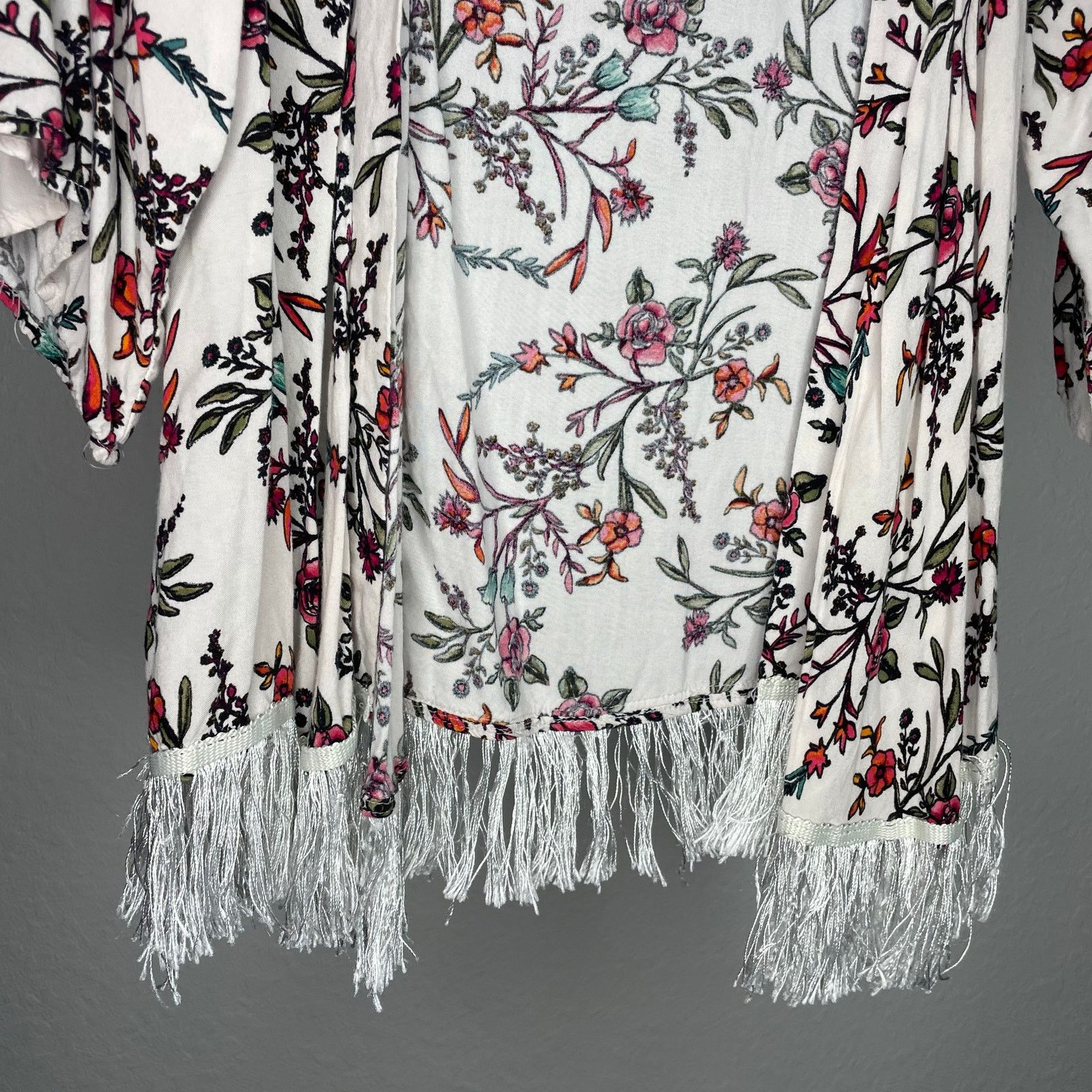 Other Nowadays Rayon Floral Cardigan Size L / US 10 / IT 46 - 8 Thumbnail