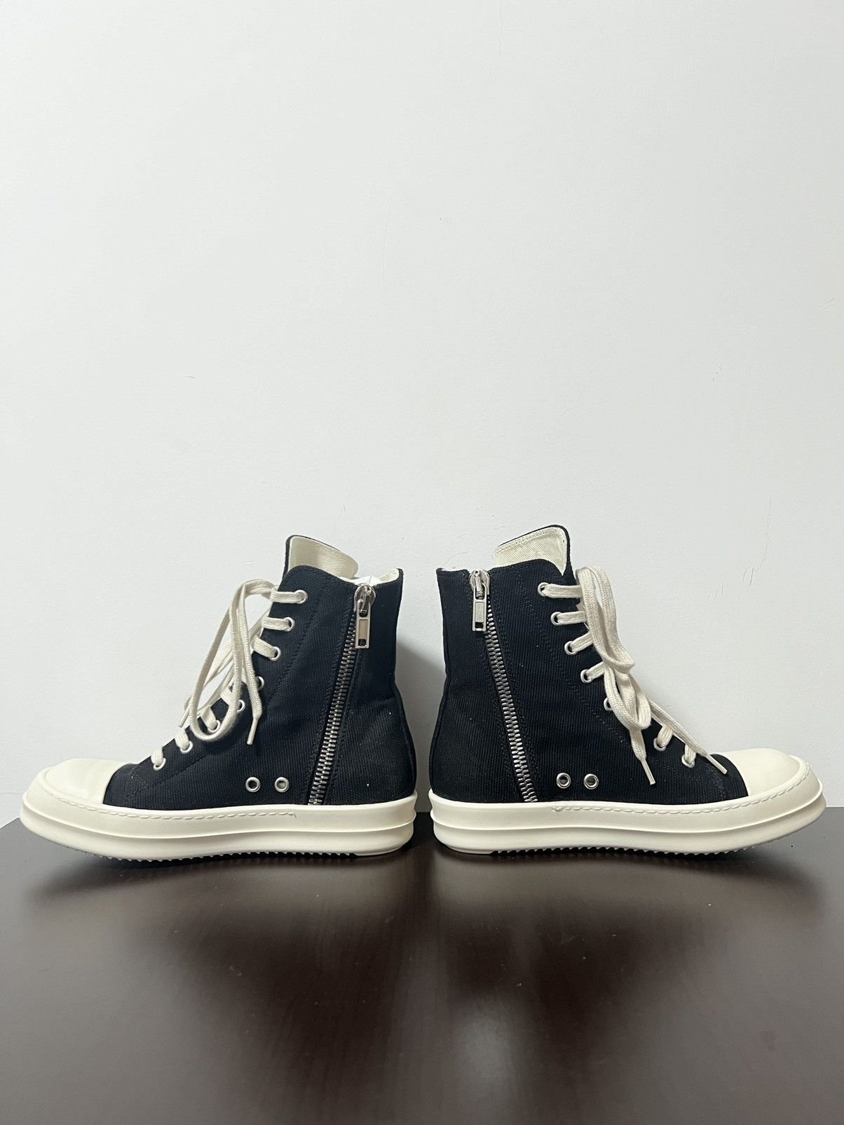 Rick Owens Drkshdw Rick owens ramones high top sneakers sz 36 Size US 6 / IT 36 - 7 Thumbnail