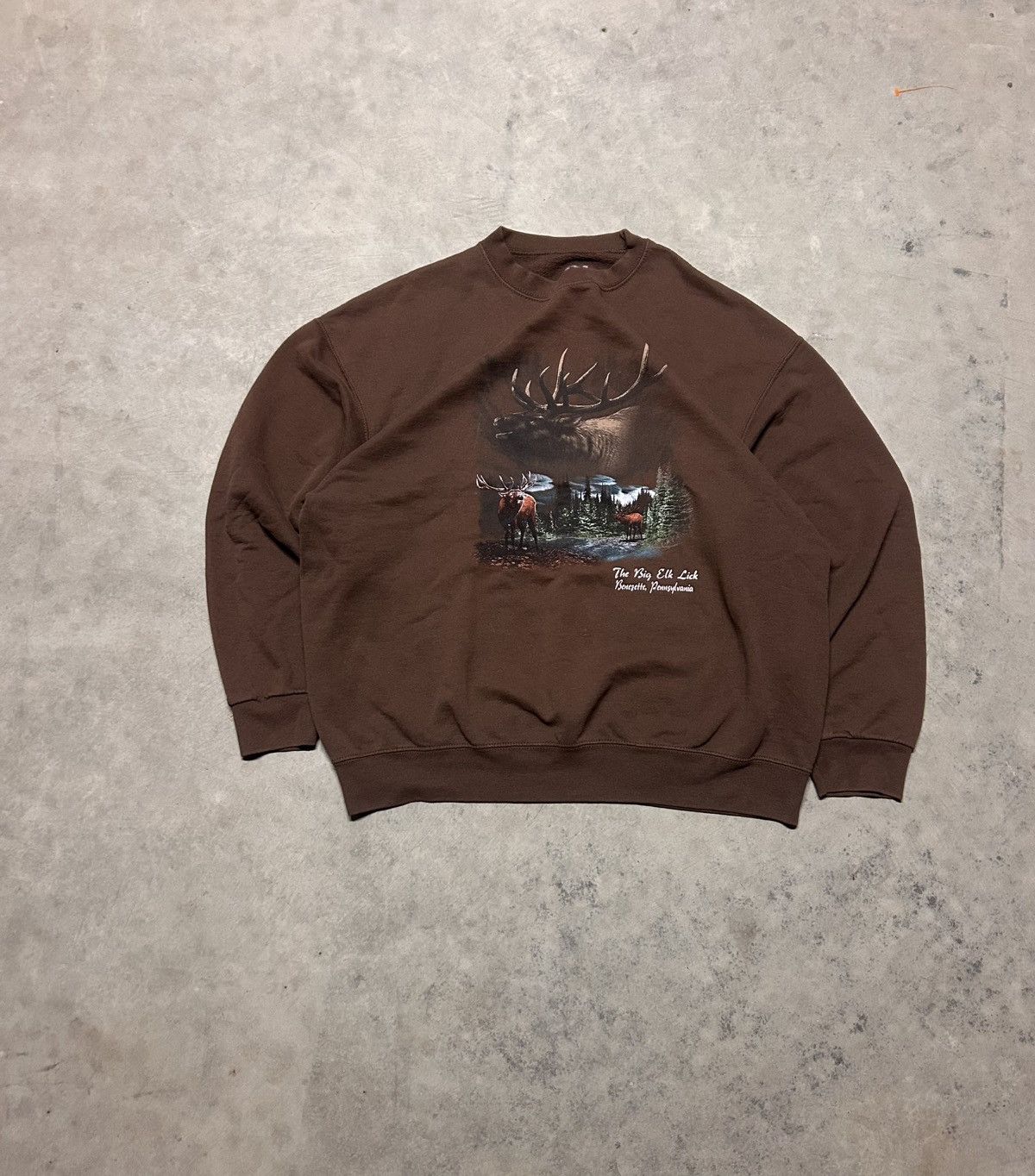 Vintage Vintage brown nature Crewneck Size US XL / EU 56 / 4 - 1 Thumbnail