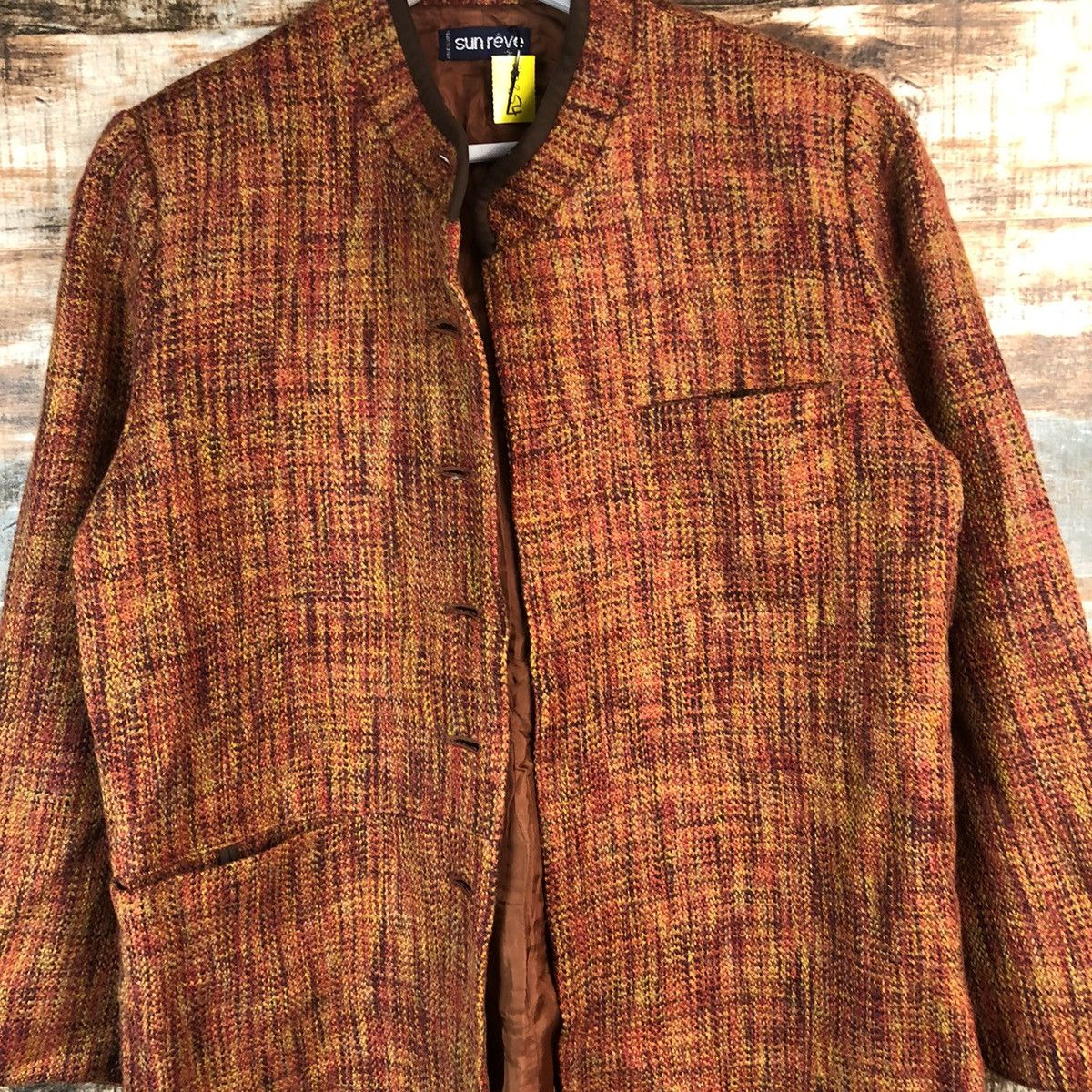 Homespun Knitwear × Japanese Brand × Vintage Sun Reve made in japan vintage Cardigan Knitwear #A2354 Size US L / EU 52-54 / 3 - 5 Thumbnail