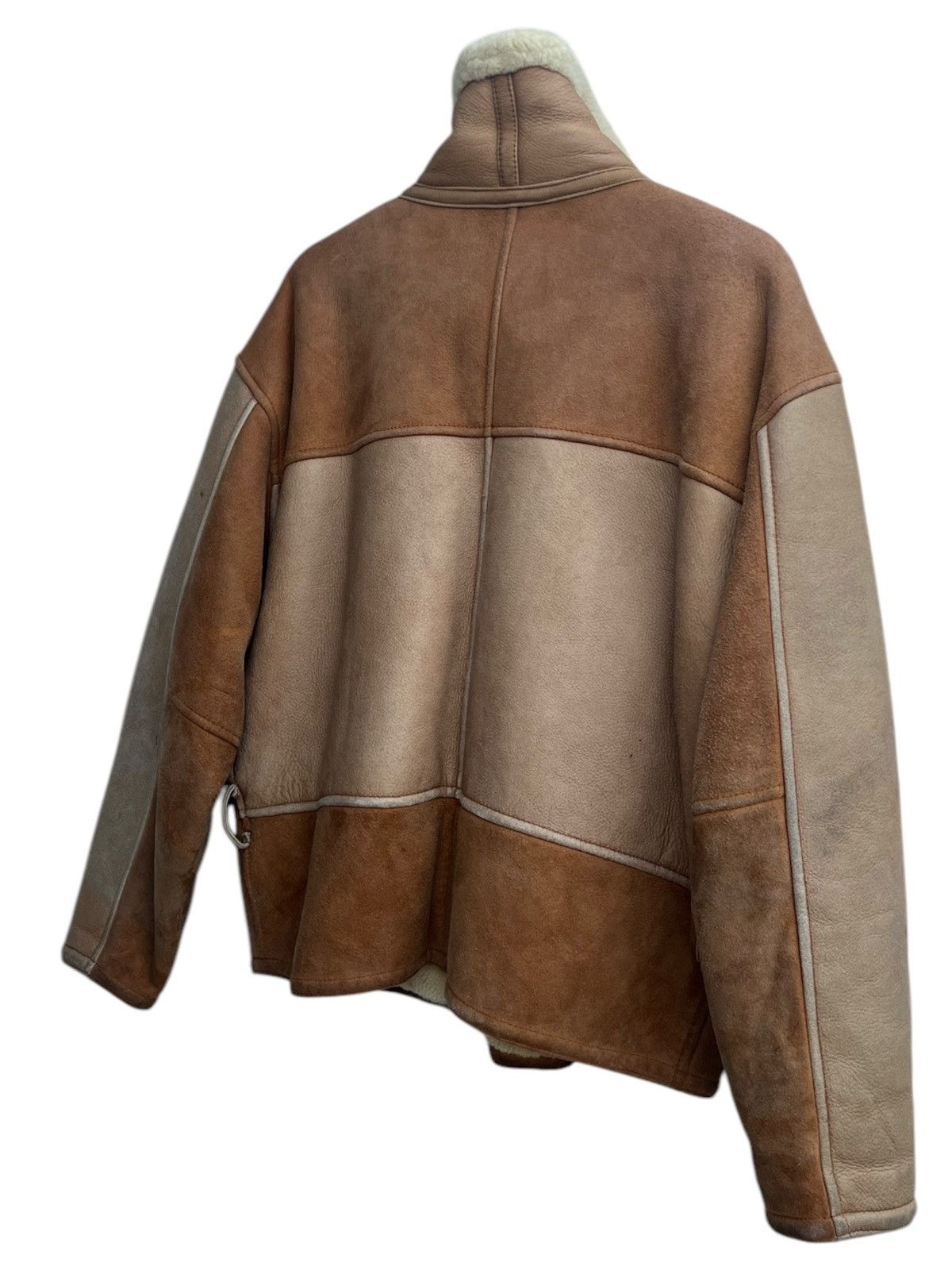Genuine Leather × Japanese Brand × Leather Ohfesta Sheepskin Shearling Flight Jacket Size US M / EU 48-50 / 2 - 11 Thumbnail