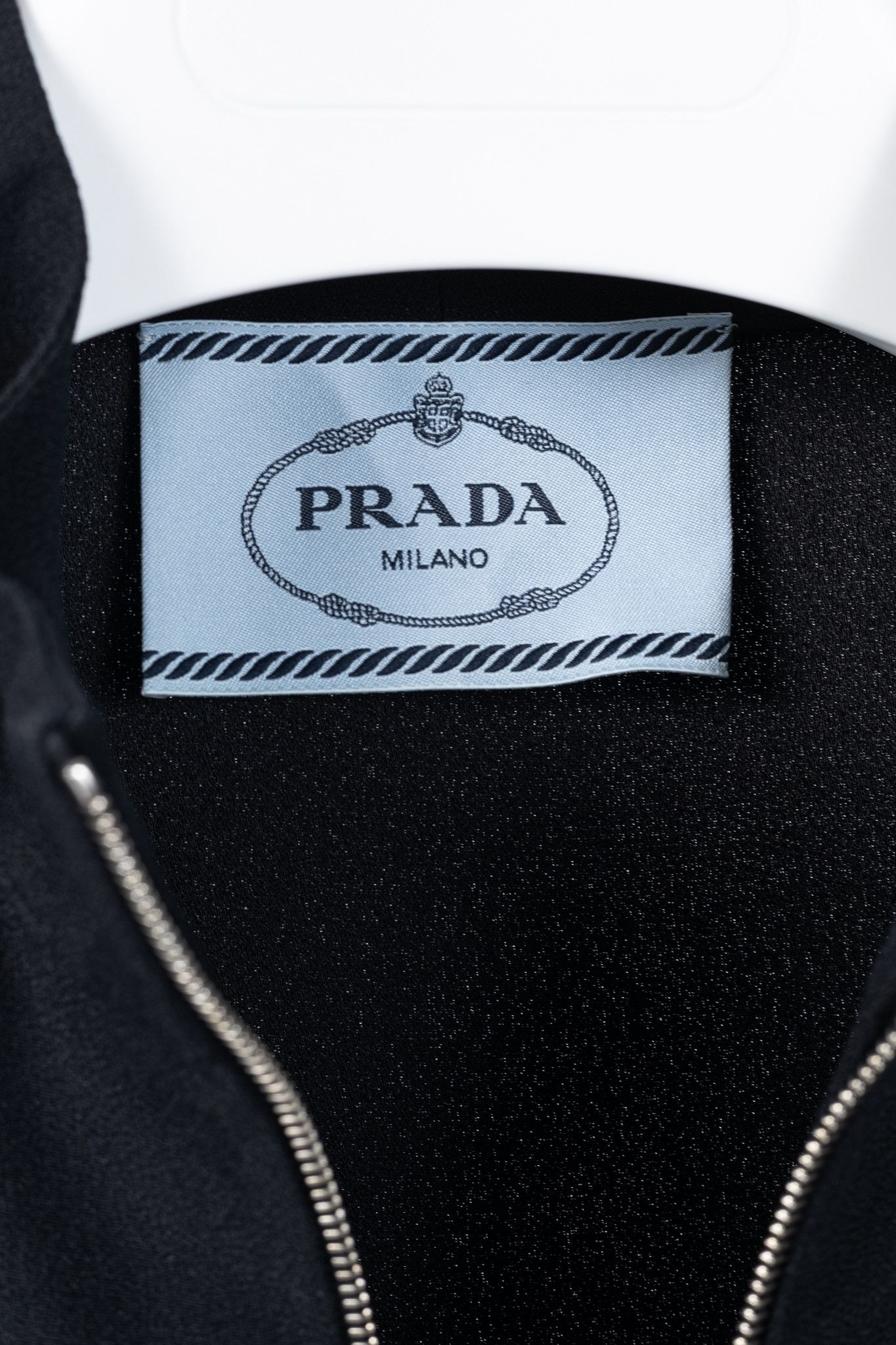 Prada Prada Black Re-Nylon Patchwork Zip Mini Dress Size XS / US 0-2 / IT 36-38 - 4 Thumbnail