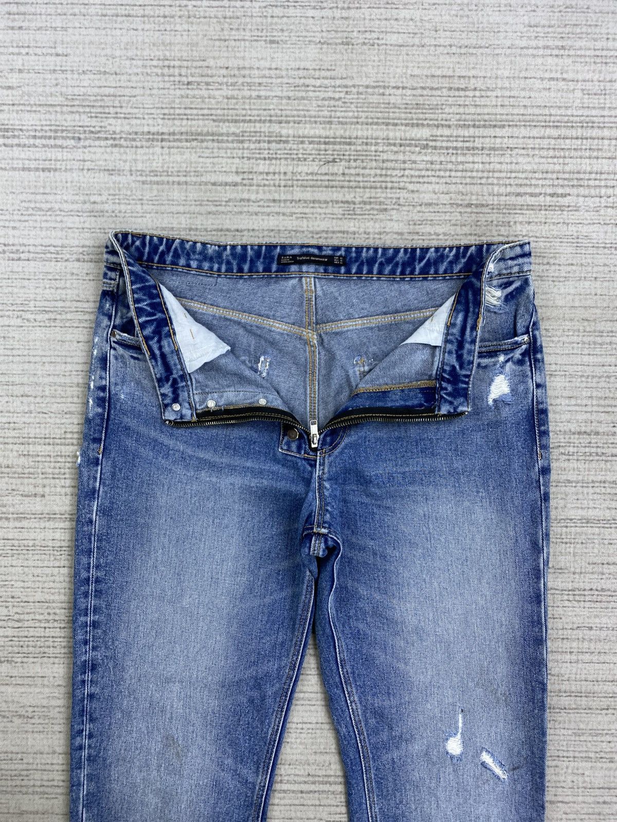 Zara Vintage Trafaluc By Zara Rare Design Denim Jeans Size US 34 / EU 50 - 9 Thumbnail