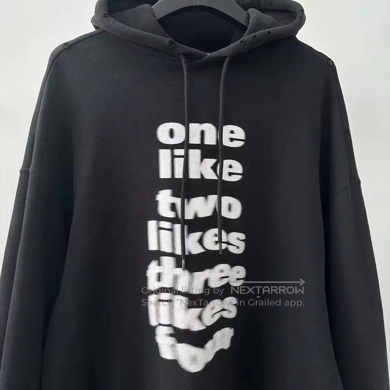 Balenciaga Balenciaga Phantom letter hoodie Size US S / EU 44-46 / 1 - 3 Thumbnail