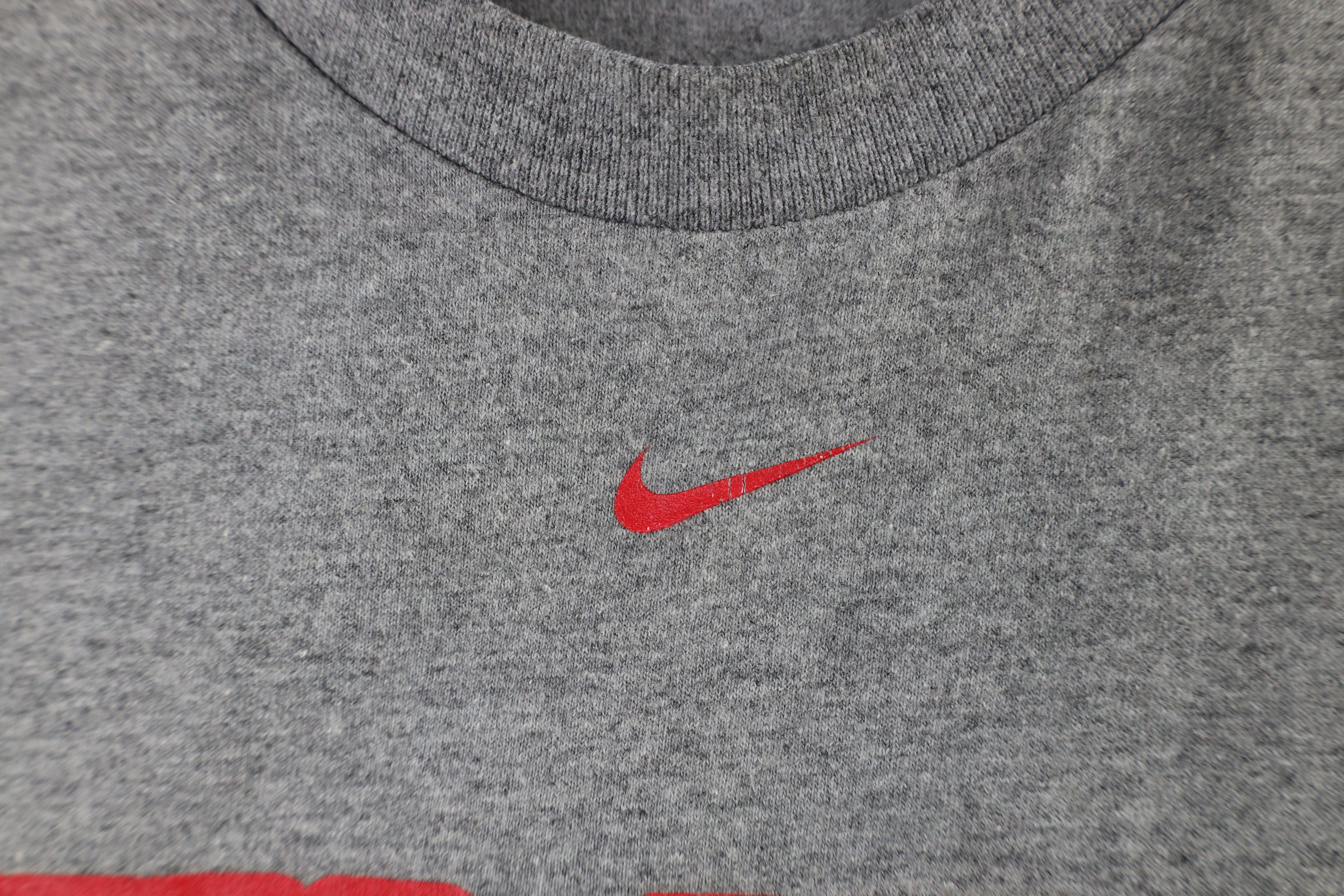 Nike × Vintage Vintage Nike Swoosh Ohio State University Football T-Shirt Size US L / EU 52-54 / 3 - 5 Thumbnail