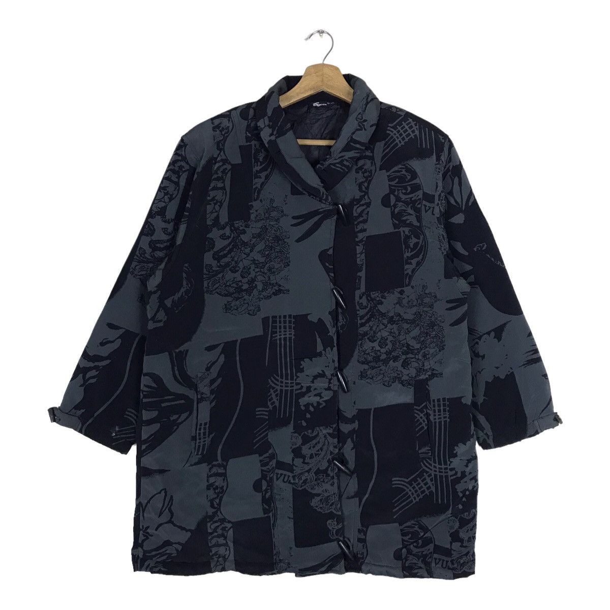Vintage Elegance Fashion Pop Art Trench Coat Jacket
